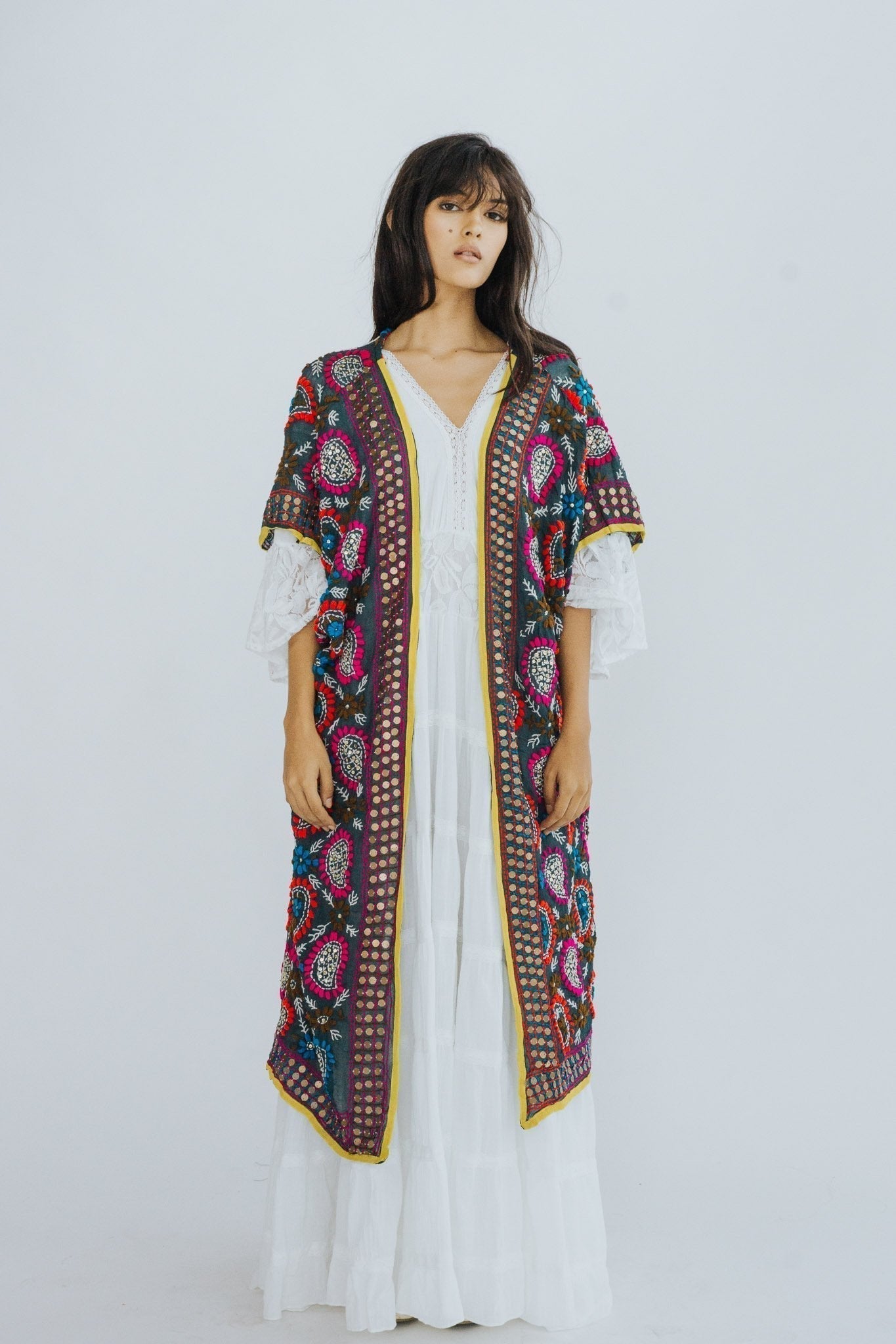 EMBROIDERED KAFTAN PILAR - MOMO STUDIO BERLIN - Berlin Concept Store - sustainable & ethical fashion