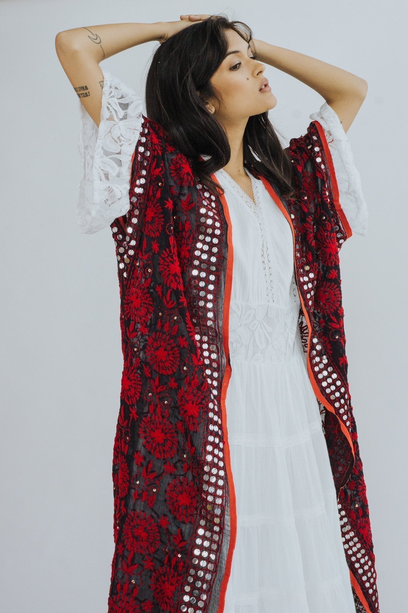 EMBROIDERED KAFTAN PILAR - MOMO STUDIO BERLIN - Berlin Concept Store - sustainable & ethical fashion