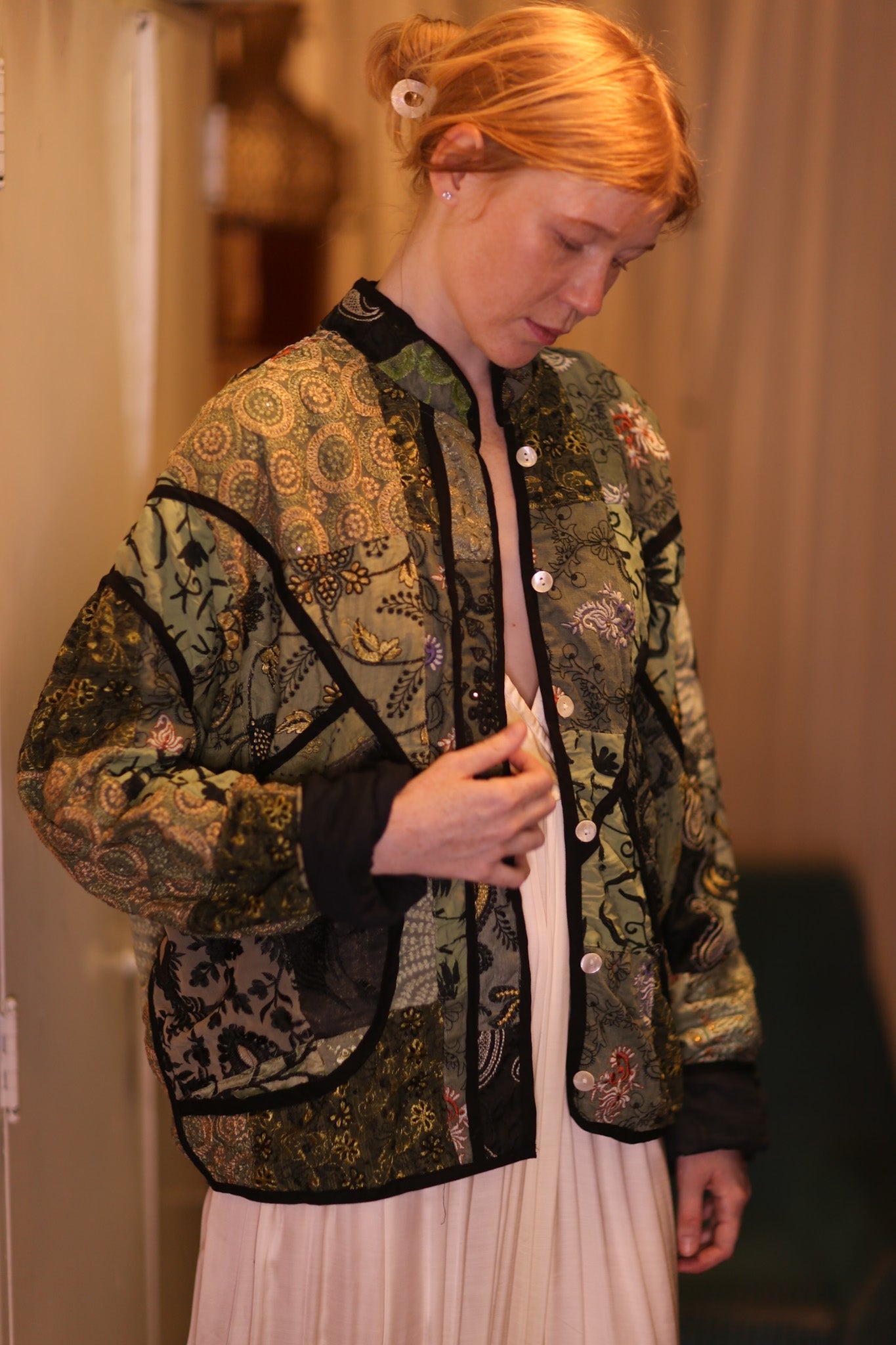 EMBROIDERED KANTHA JACKET HOBBITON - MOMO STUDIO BERLIN - Berlin Concept Store - sustainable & ethical fashion
