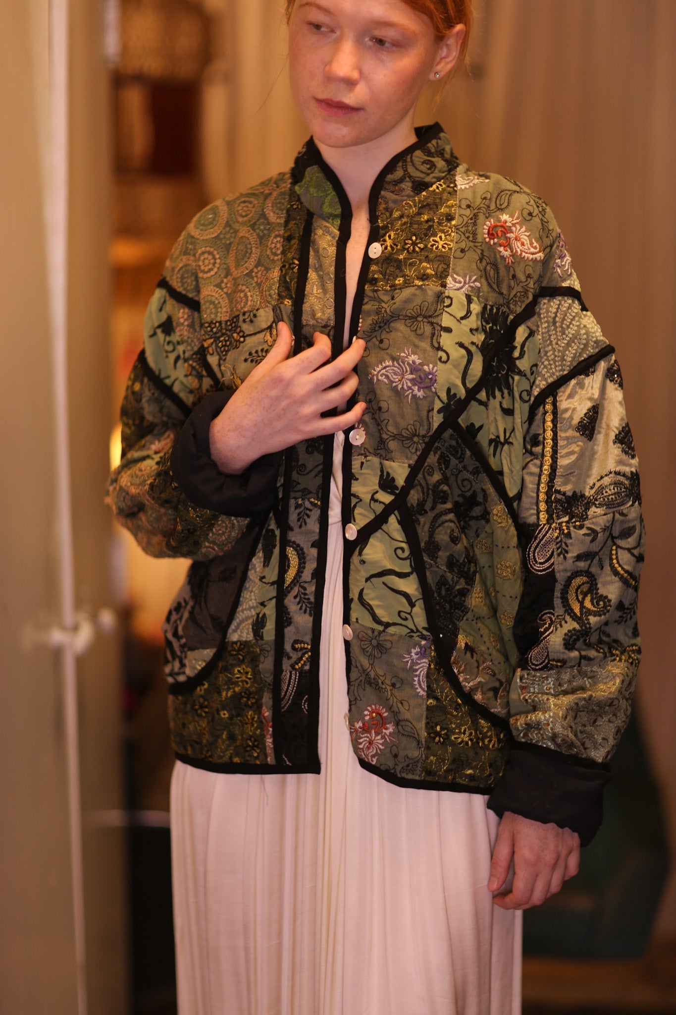 EMBROIDERED KANTHA JACKET HOBBITON - MOMO STUDIO BERLIN - Berlin Concept Store - sustainable & ethical fashion