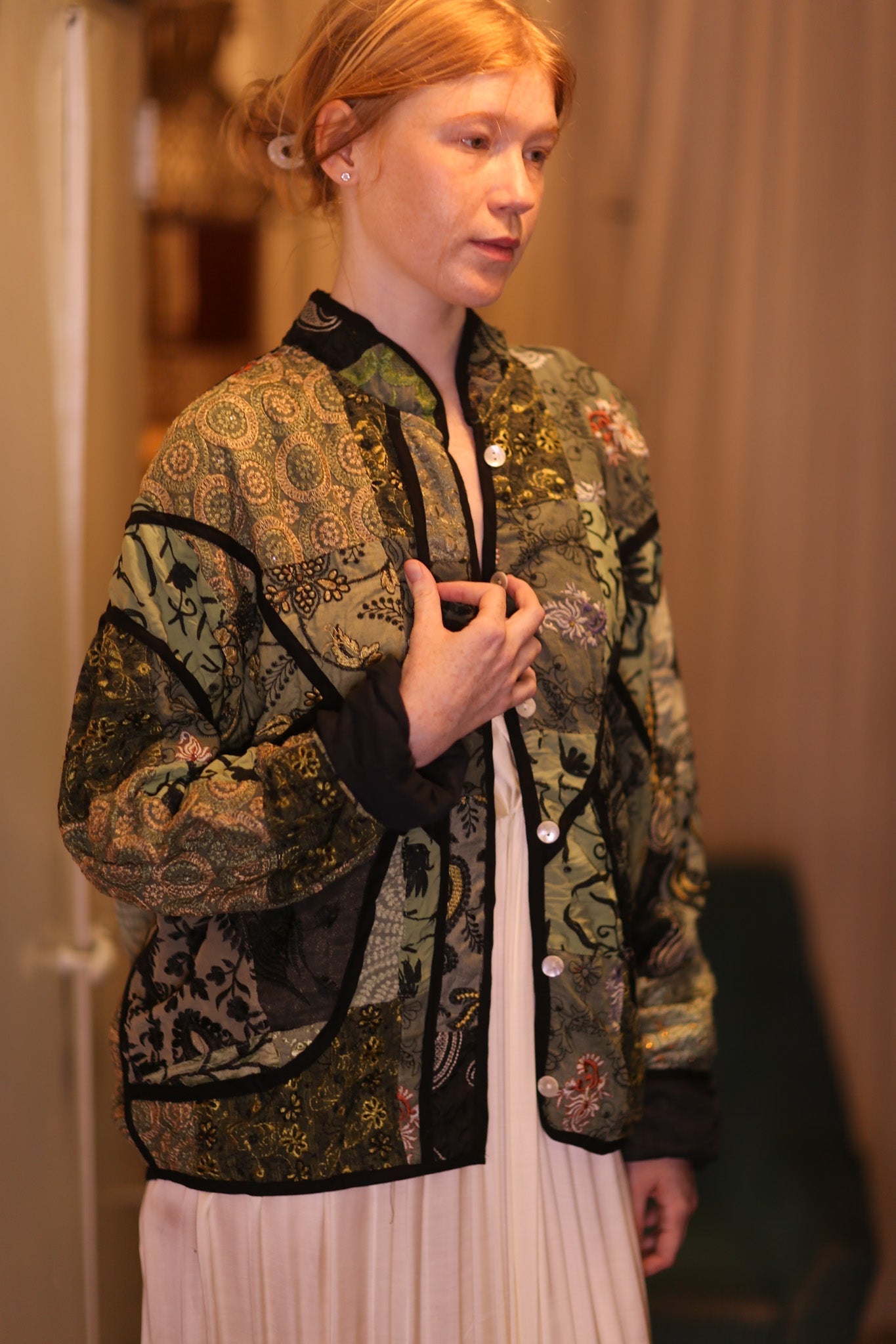EMBROIDERED KANTHA JACKET HOBBITON - MOMO STUDIO BERLIN - Berlin Concept Store - sustainable & ethical fashion