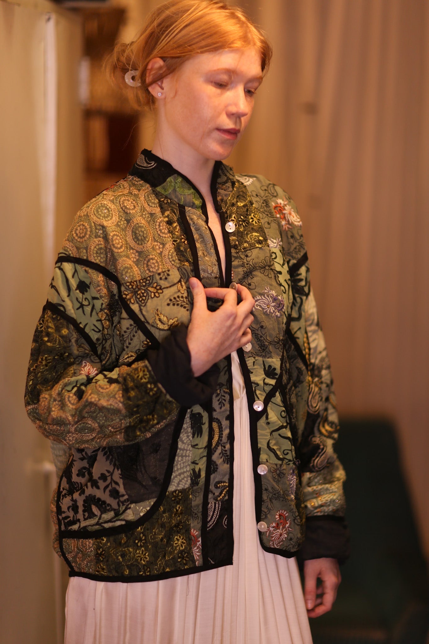 EMBROIDERED KANTHA JACKET HOBBITON - MOMO STUDIO BERLIN - Berlin Concept Store - sustainable & ethical fashion