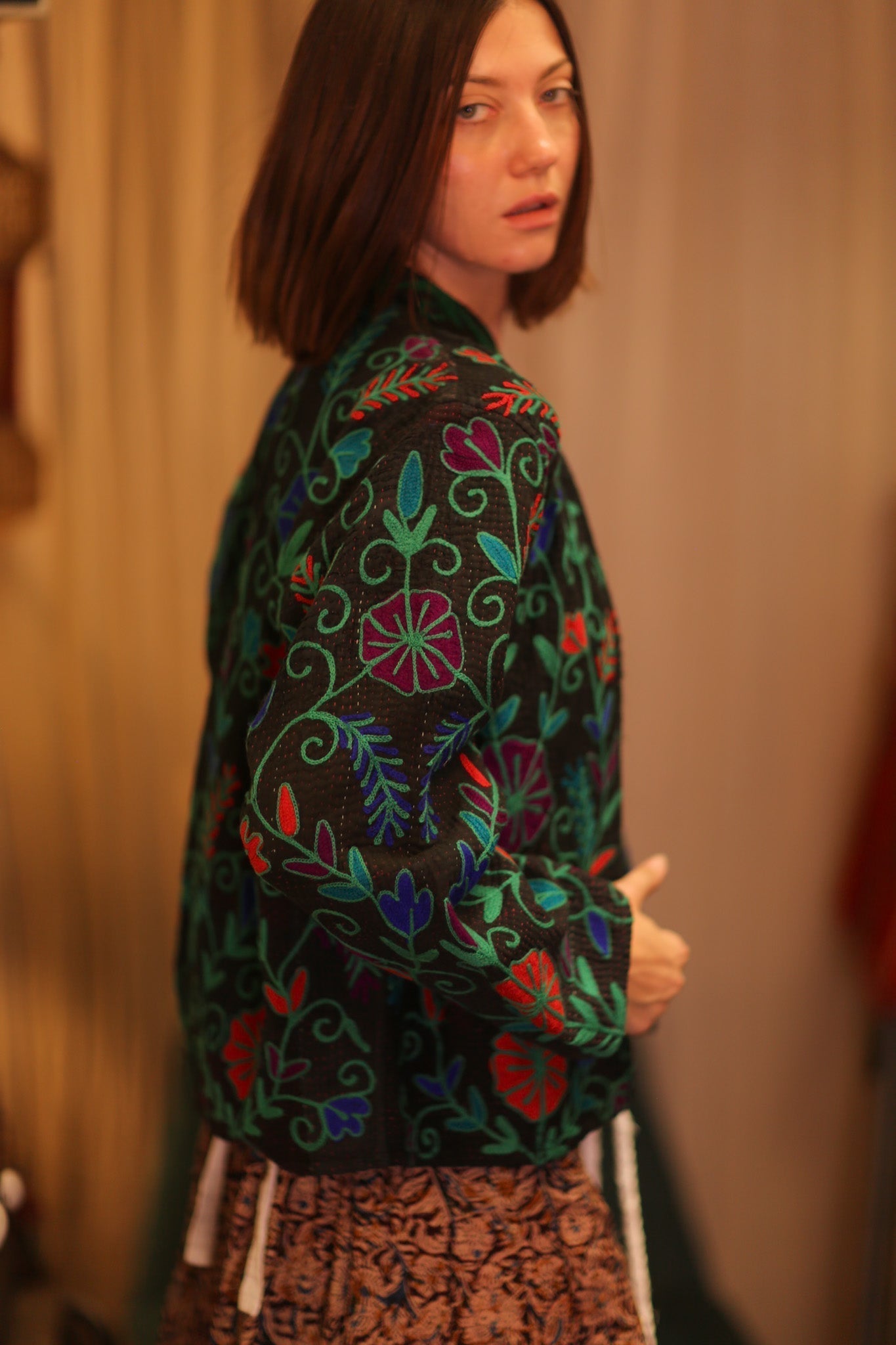 EMBROIDERED KANTHA JACKET INGRID PANKHET - MOMO STUDIO BERLIN - Berlin Concept Store - sustainable & ethical fashion