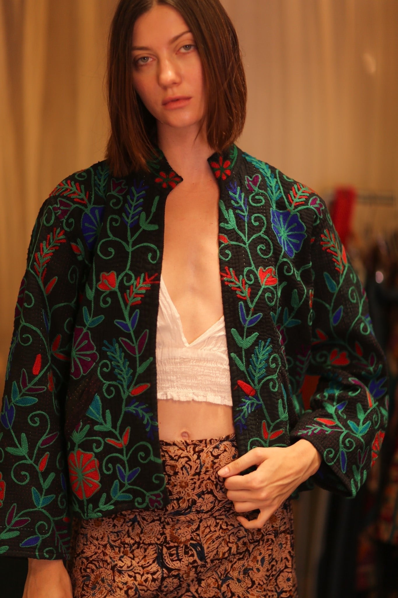 EMBROIDERED KANTHA JACKET INGRID PANKHET - MOMO STUDIO BERLIN - Berlin Concept Store - sustainable & ethical fashion
