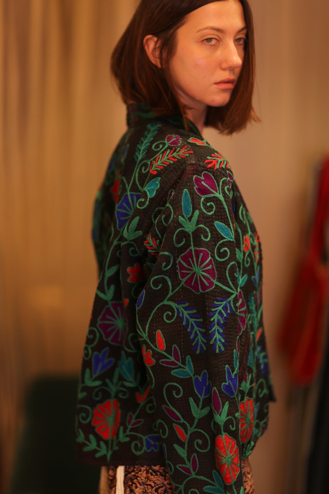EMBROIDERED KANTHA JACKET INGRID PANKHET - MOMO STUDIO BERLIN - Berlin Concept Store - sustainable & ethical fashion