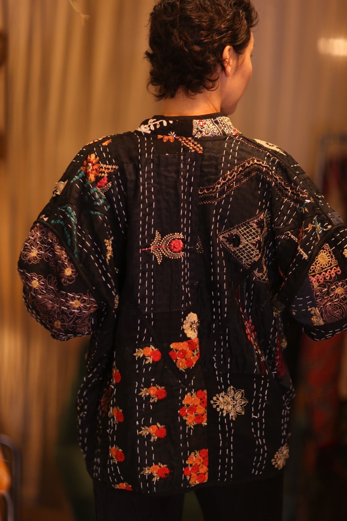 EMBROIDERED KANTHA JACKET JYPEACE - MOMO STUDIO BERLIN - Berlin Concept Store - sustainable & ethical fashion