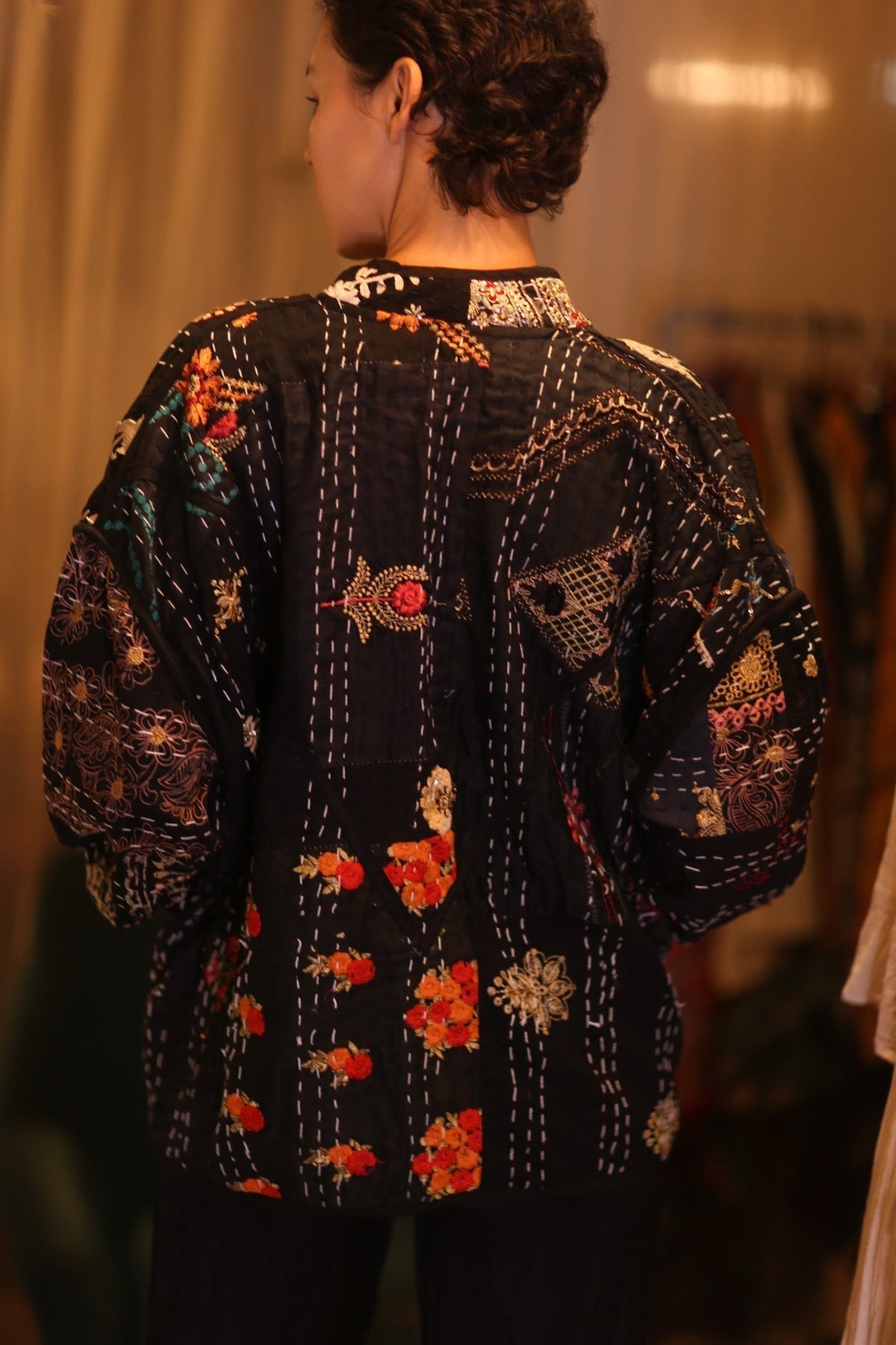 EMBROIDERED KANTHA JACKET JYPEACE - MOMO STUDIO BERLIN - Berlin Concept Store - sustainable & ethical fashion