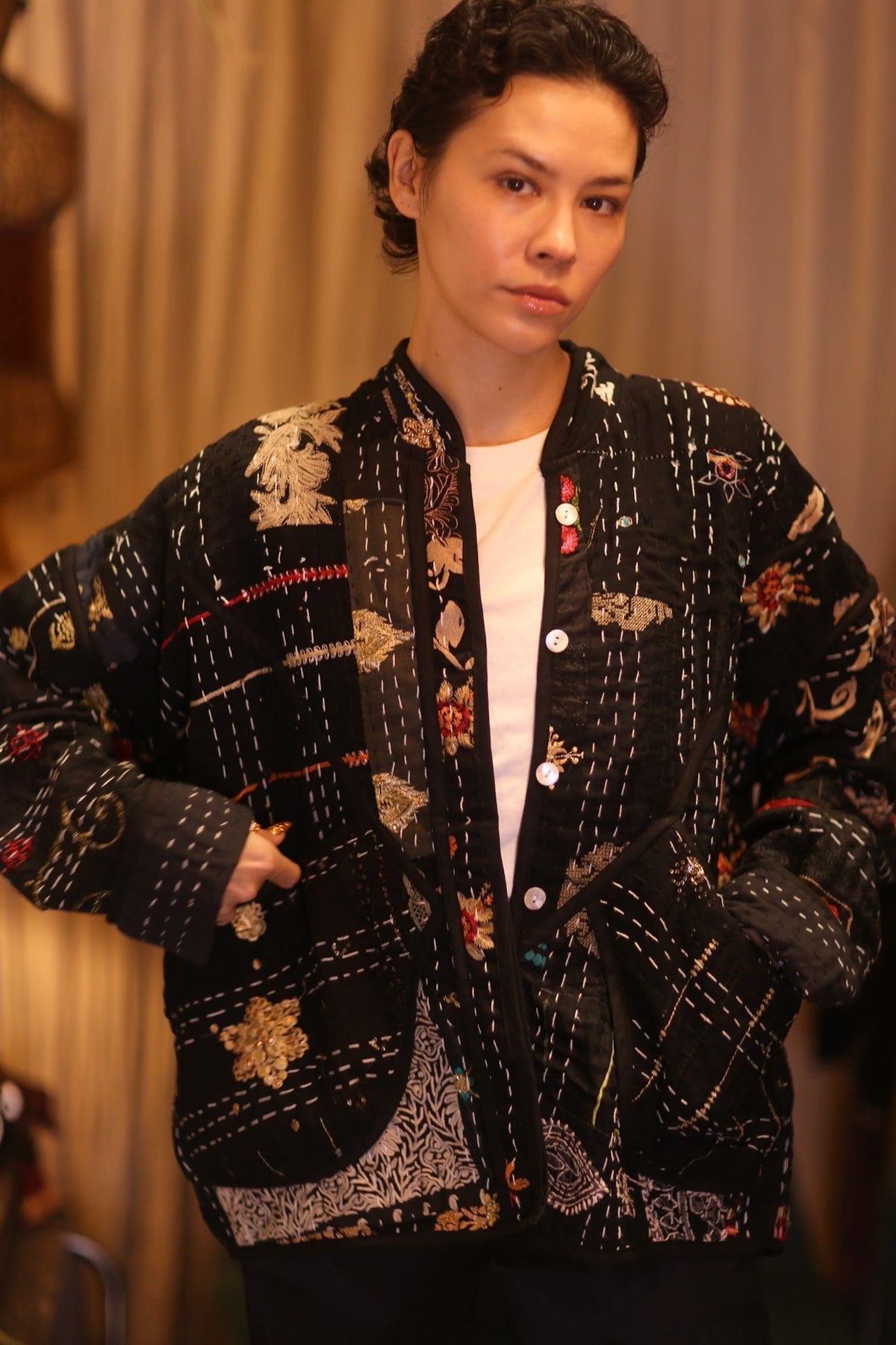 EMBROIDERED KANTHA JACKET JYPEACE - MOMO STUDIO BERLIN - Berlin Concept Store - sustainable & ethical fashion