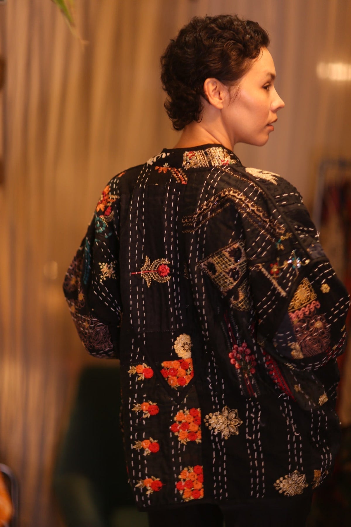 EMBROIDERED KANTHA JACKET JYPEACE - MOMO STUDIO BERLIN - Berlin Concept Store - sustainable & ethical fashion