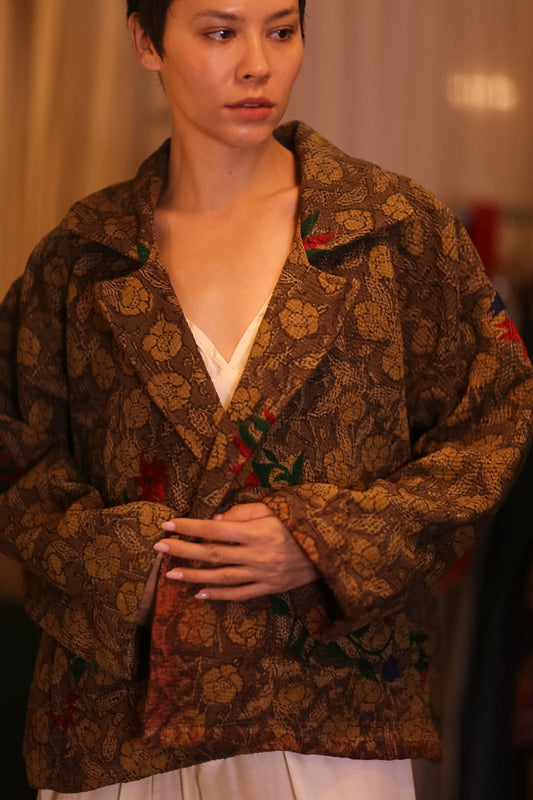 EMBROIDERED KANTHA JACKET NIKO - MOMO STUDIO BERLIN - Berlin Concept Store - sustainable & ethical fashion