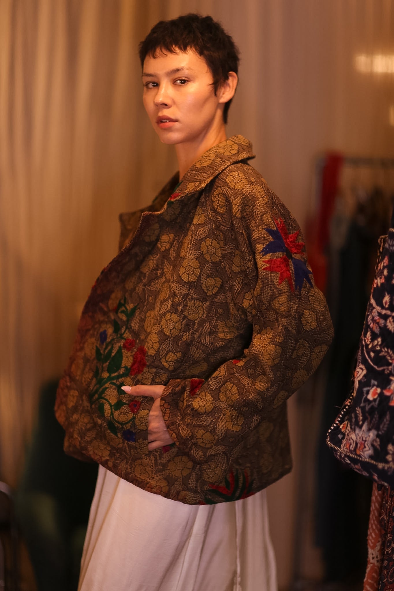 EMBROIDERED KANTHA JACKET NIKO - MOMO STUDIO BERLIN - Berlin Concept Store - sustainable & ethical fashion
