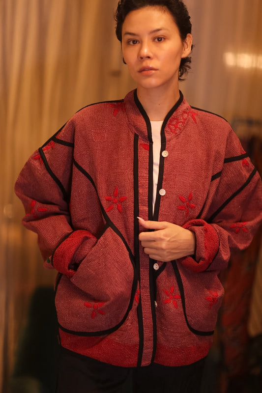 EMBROIDERED KANTHA JACKET SU - MOMO STUDIO BERLIN - Berlin Concept Store - sustainable & ethical fashion