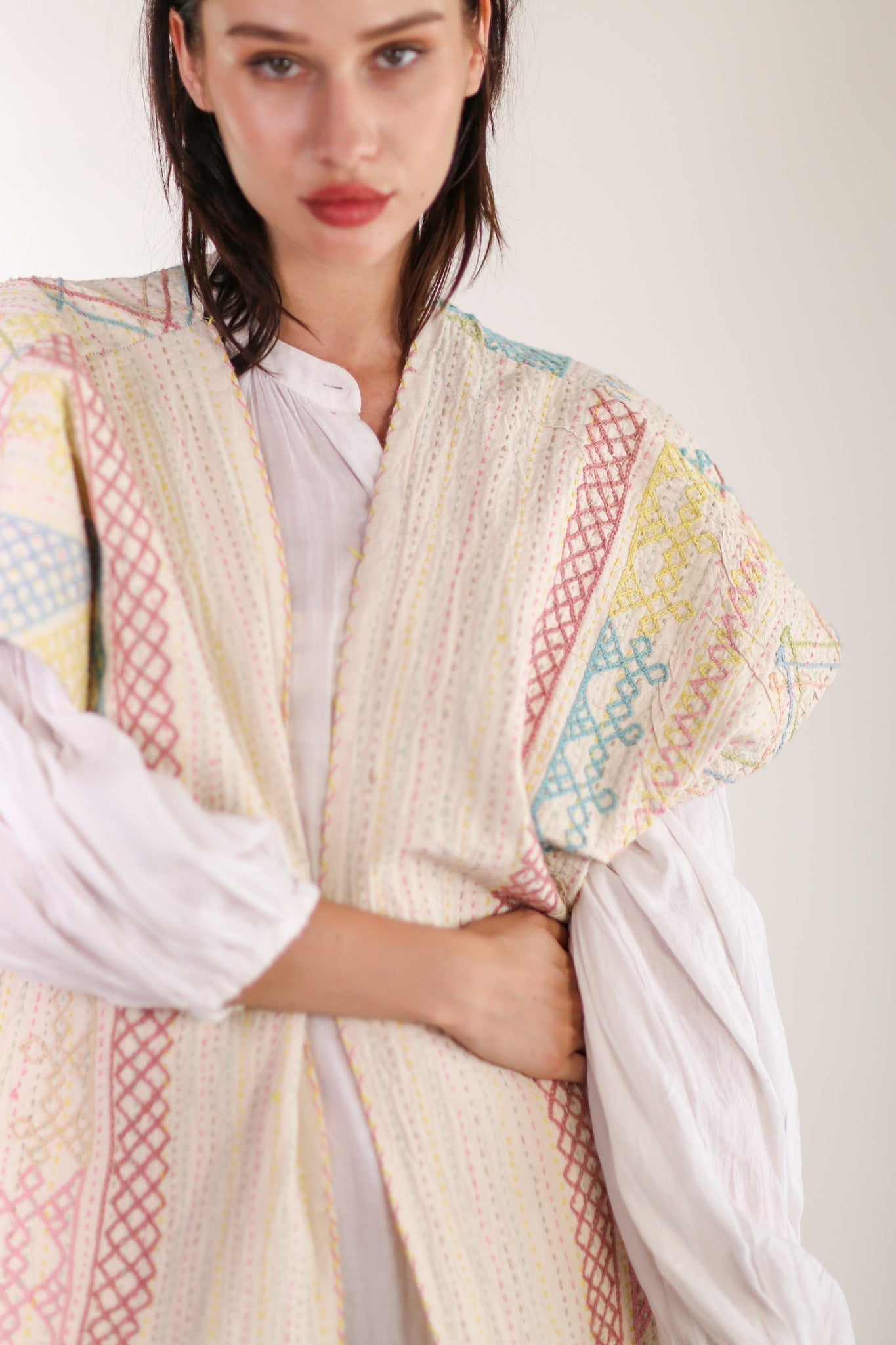 EMBROIDERED KIMONO ANISCHKA - MOMO STUDIO BERLIN - Berlin Concept Store - sustainable & ethical fashion