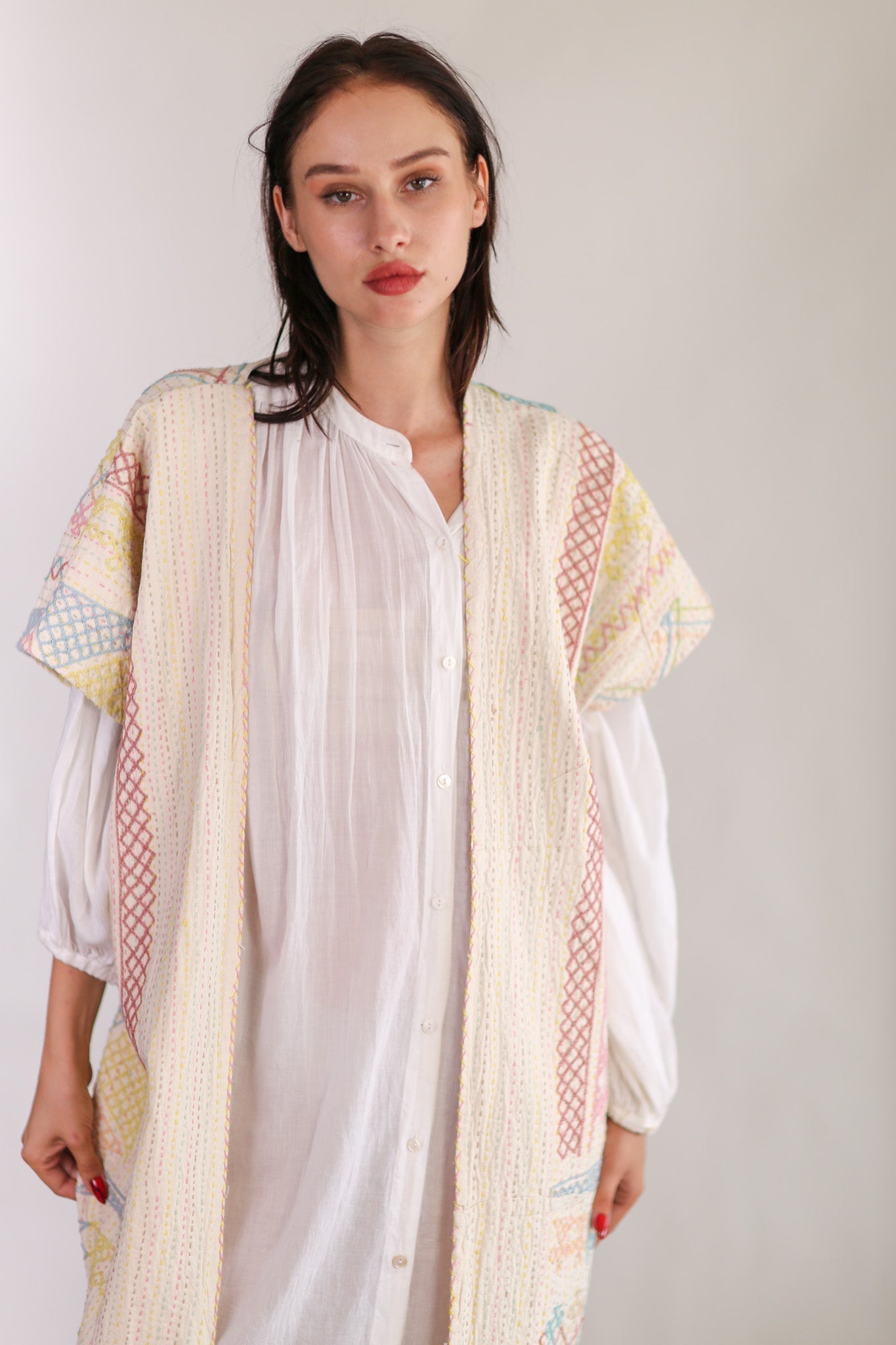 EMBROIDERED KIMONO ANISCHKA - MOMO STUDIO BERLIN - Berlin Concept Store - sustainable & ethical fashion