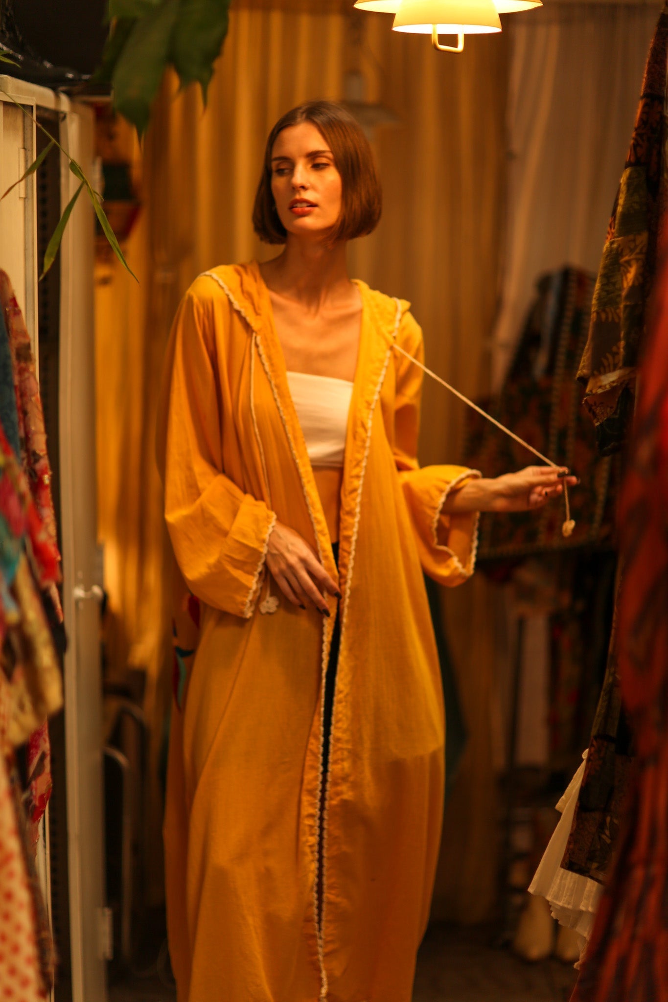 EMBROIDERED KIMONO DREAM GIRL LUCKY - MOMO STUDIO BERLIN - Berlin Concept Store - sustainable & ethical fashion