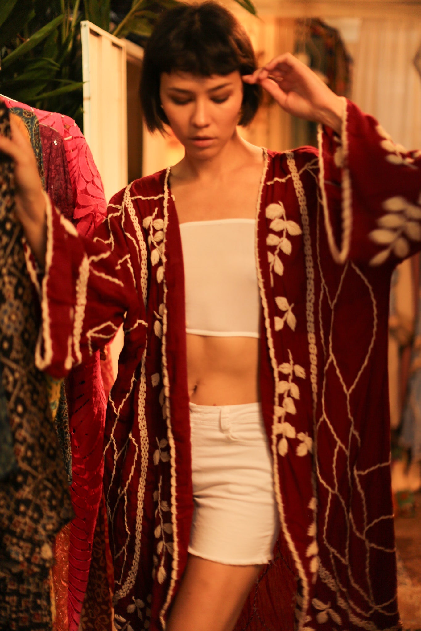 EMBROIDERED KIMONO GINEVRA - MOMO STUDIO BERLIN - Berlin Concept Store - sustainable & ethical fashion