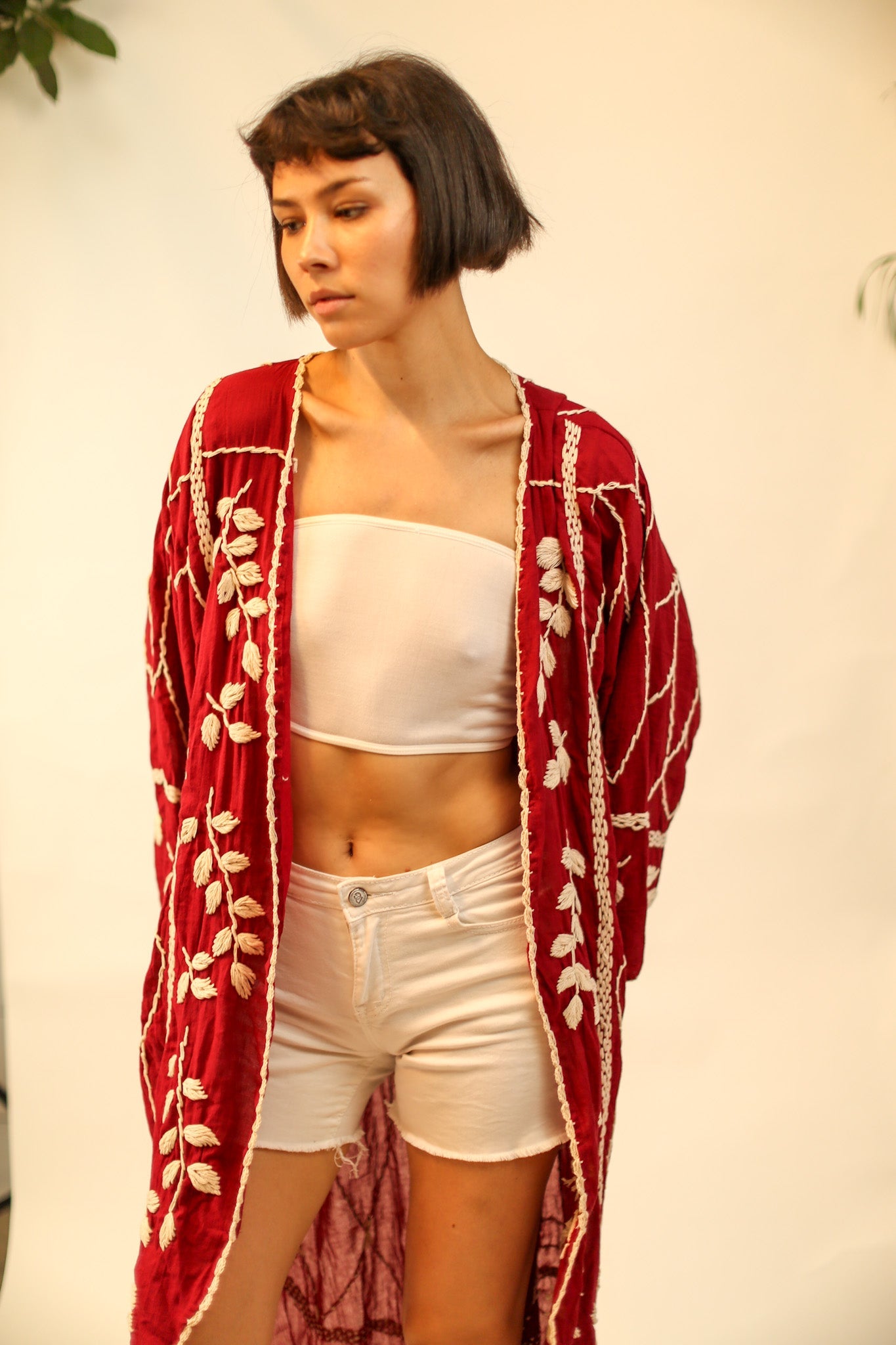 EMBROIDERED KIMONO GINEVRA - MOMO STUDIO BERLIN - Berlin Concept Store - sustainable & ethical fashion