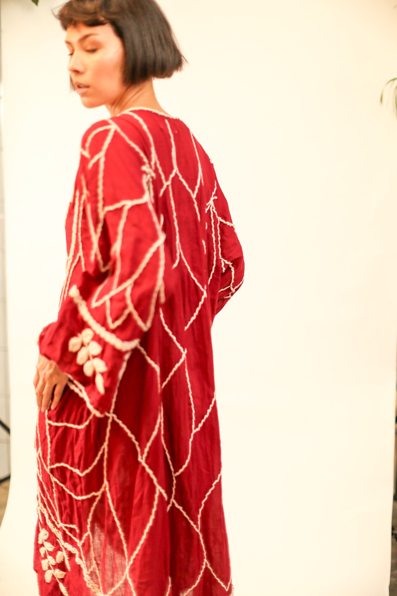 EMBROIDERED KIMONO GINEVRA - MOMO STUDIO BERLIN - Berlin Concept Store - sustainable & ethical fashion