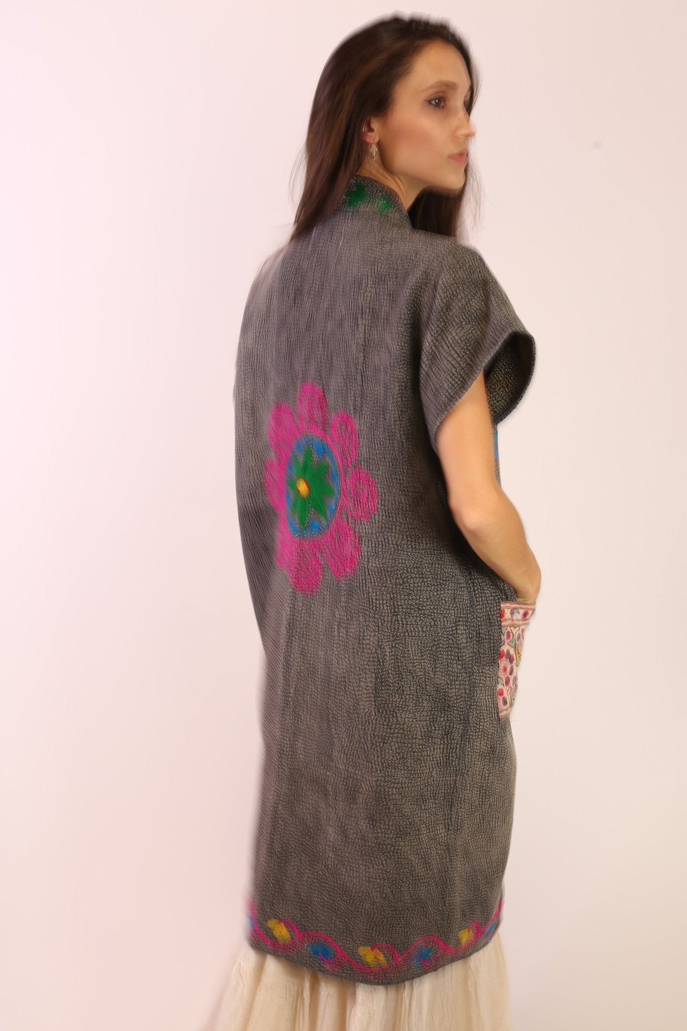 EMBROIDERED KIMONO HARIA - MOMO STUDIO BERLIN - Berlin Concept Store - sustainable & ethical fashion