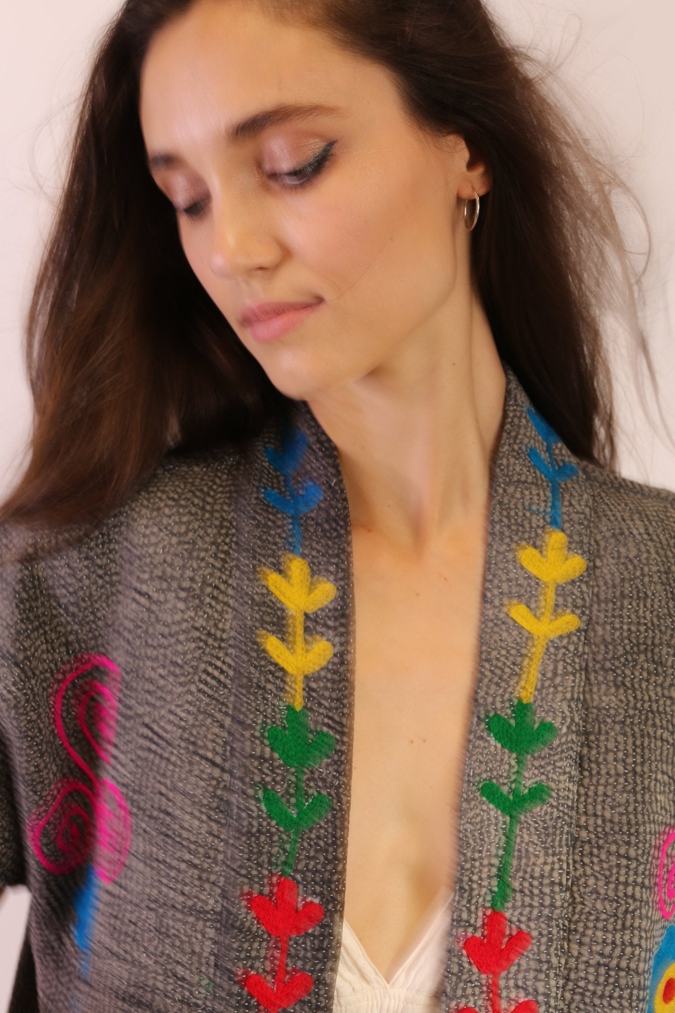 EMBROIDERED KIMONO HARIA - MOMO STUDIO BERLIN - Berlin Concept Store - sustainable & ethical fashion