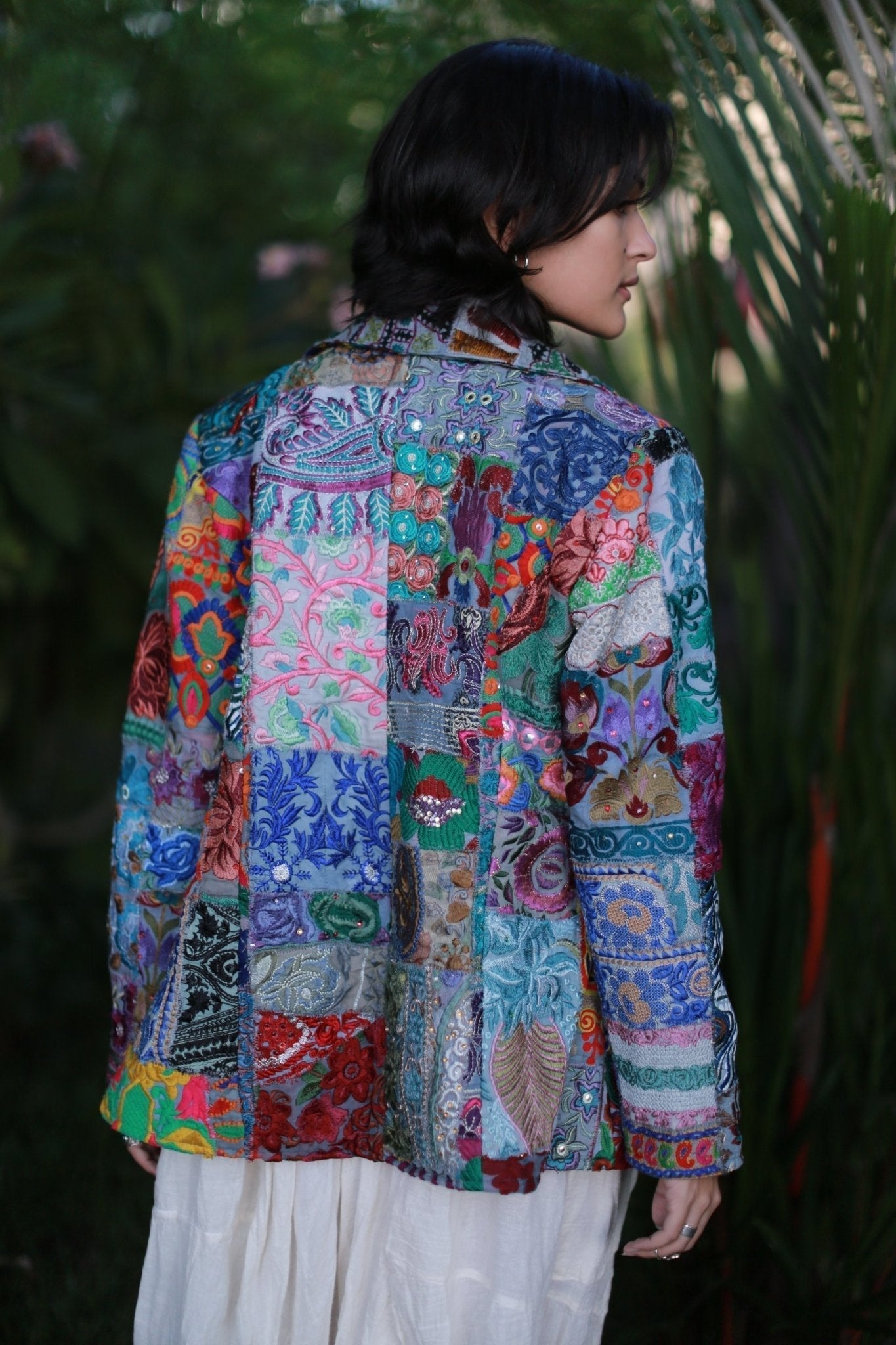 Embroidered Patchwork Jacket Frida - MOMO STUDIO BERLIN - Berlin Concept Store - sustainable & ethical fashion