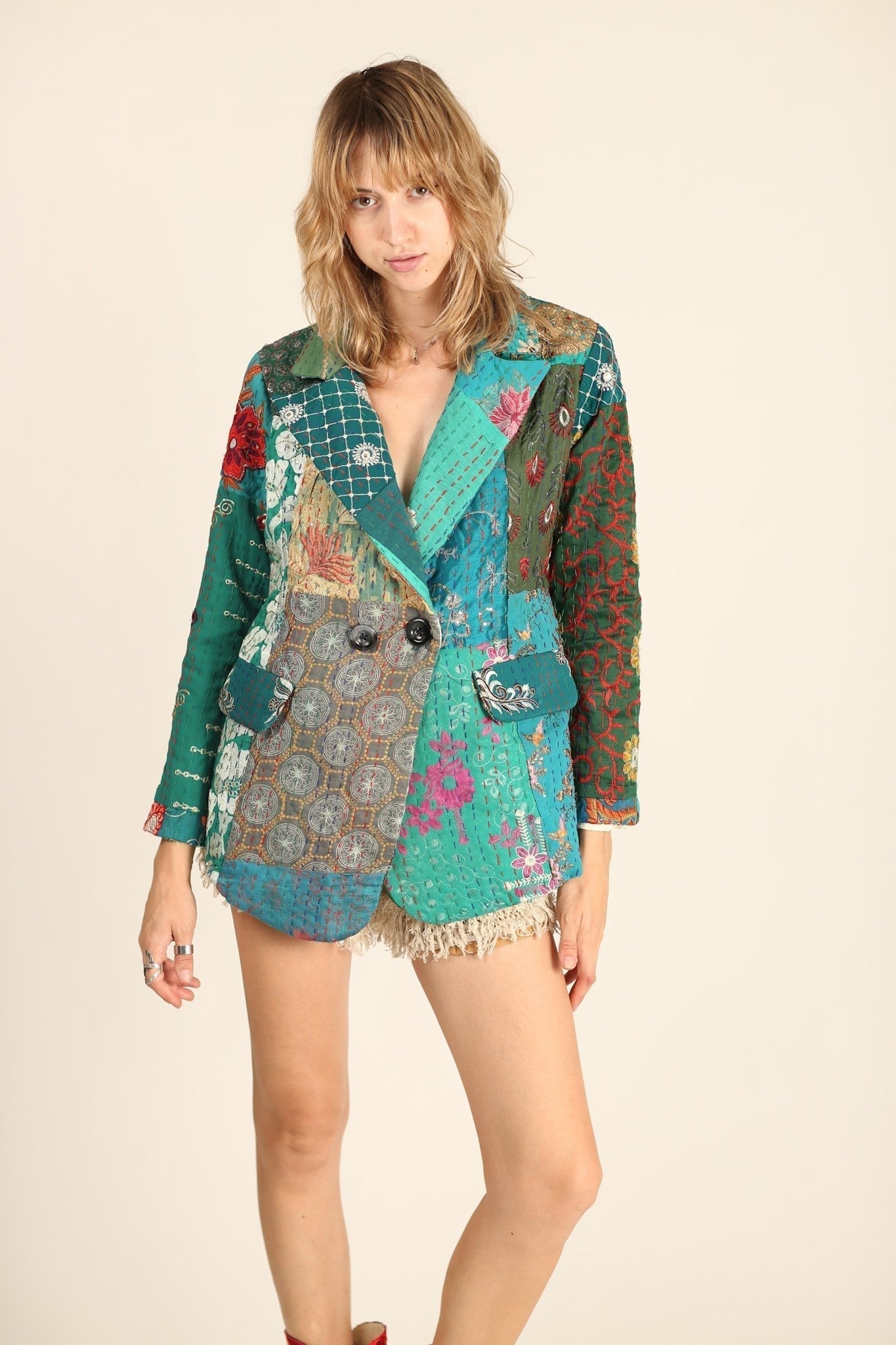 EMBROIDERED PATCHWORK JACKET PENNY - MOMO STUDIO BERLIN - Berlin Concept Store - sustainable & ethical fashion