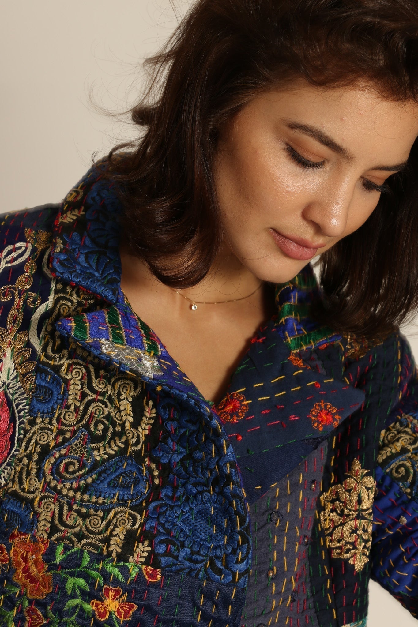 EMBROIDERED PATCHWORK JACKET PENNY - MOMO STUDIO BERLIN - Berlin Concept Store - sustainable & ethical fashion