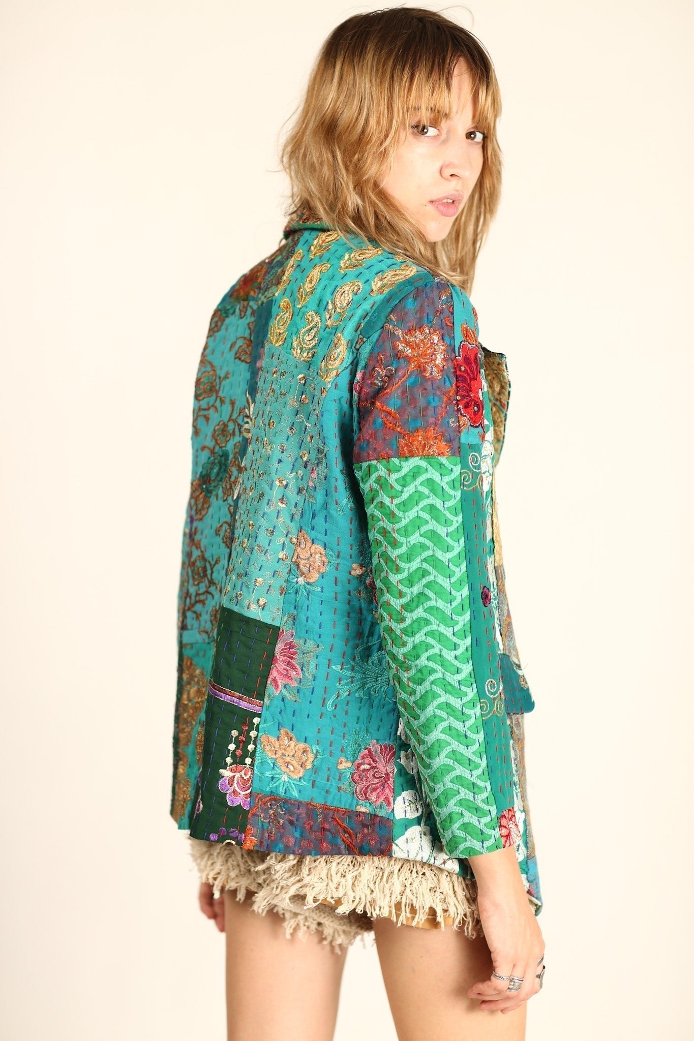 EMBROIDERED PATCHWORK JACKET PENNY - MOMO STUDIO BERLIN - Berlin Concept Store - sustainable & ethical fashion