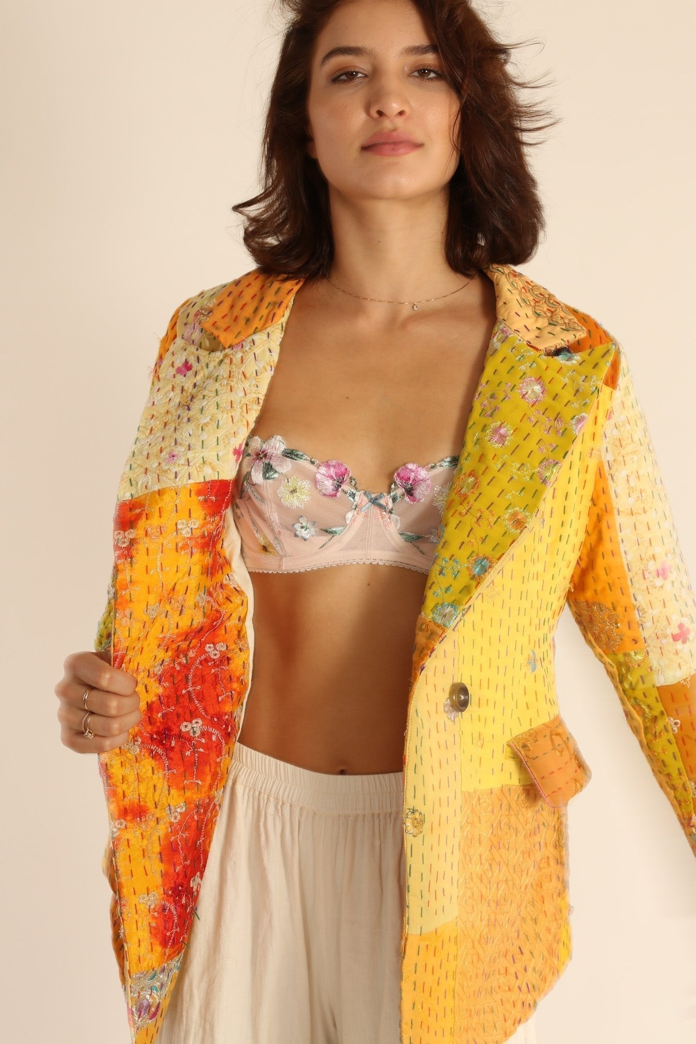 EMBROIDERED PATCHWORK JACKET PENNY - MOMO STUDIO BERLIN - Berlin Concept Store - sustainable & ethical fashion