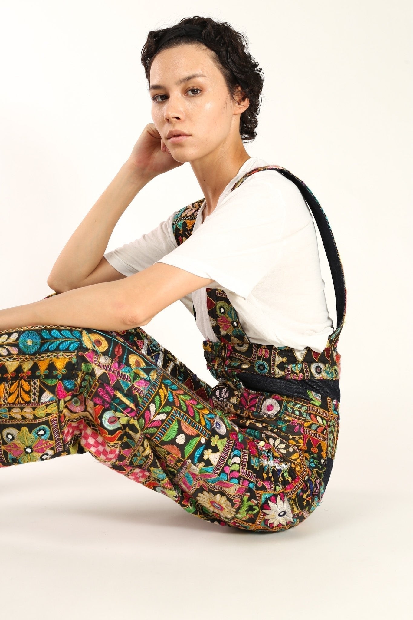 EMBROIDERED PATCHWORK JUMPSUIT HENRY - MOMO STUDIO BERLIN - Berlin Concept Store - sustainable & ethical fashion