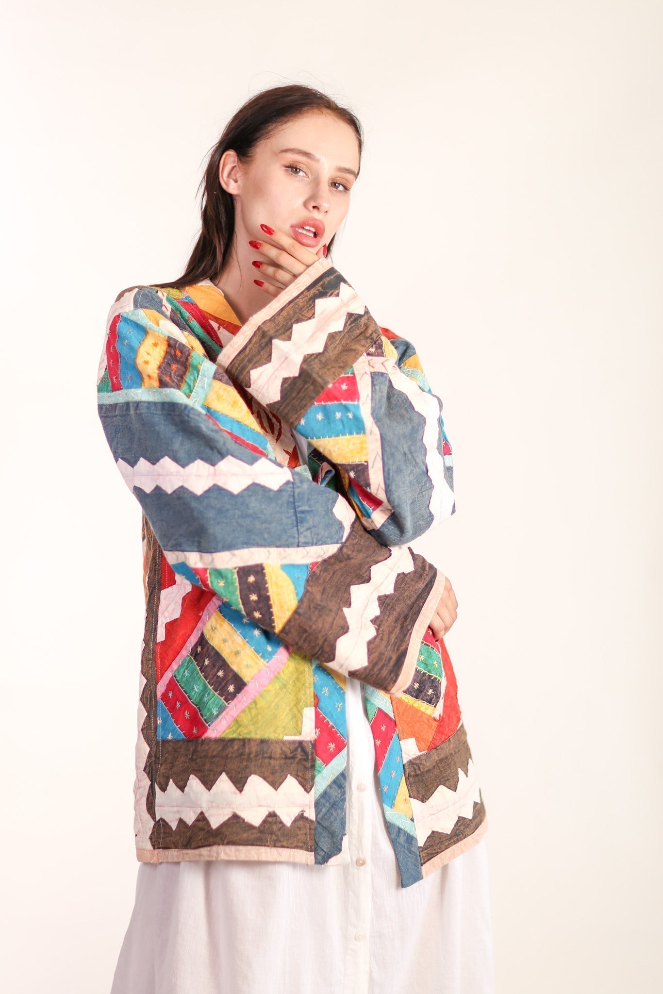 EMBROIDERED PATCHWORK KIMONO HILO - MOMO STUDIO BERLIN - Berlin Concept Store - sustainable & ethical fashion