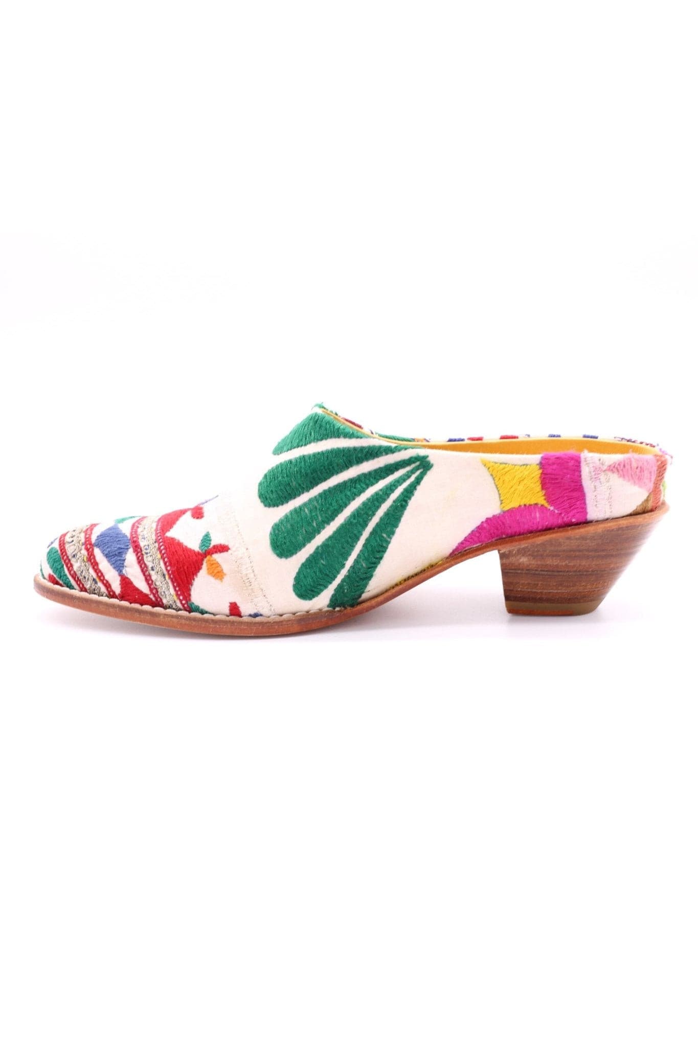 EMBROIDERED PATCHWORK MULES KONSTANZE - MOMO STUDIO BERLIN - Berlin Concept Store - sustainable & ethical fashion