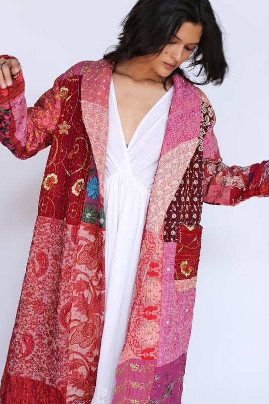 EMBROIDERED PATCHWORK ROBE JACKET SAMIRA - MOMO STUDIO BERLIN - Berlin Concept Store - sustainable & ethical fashion