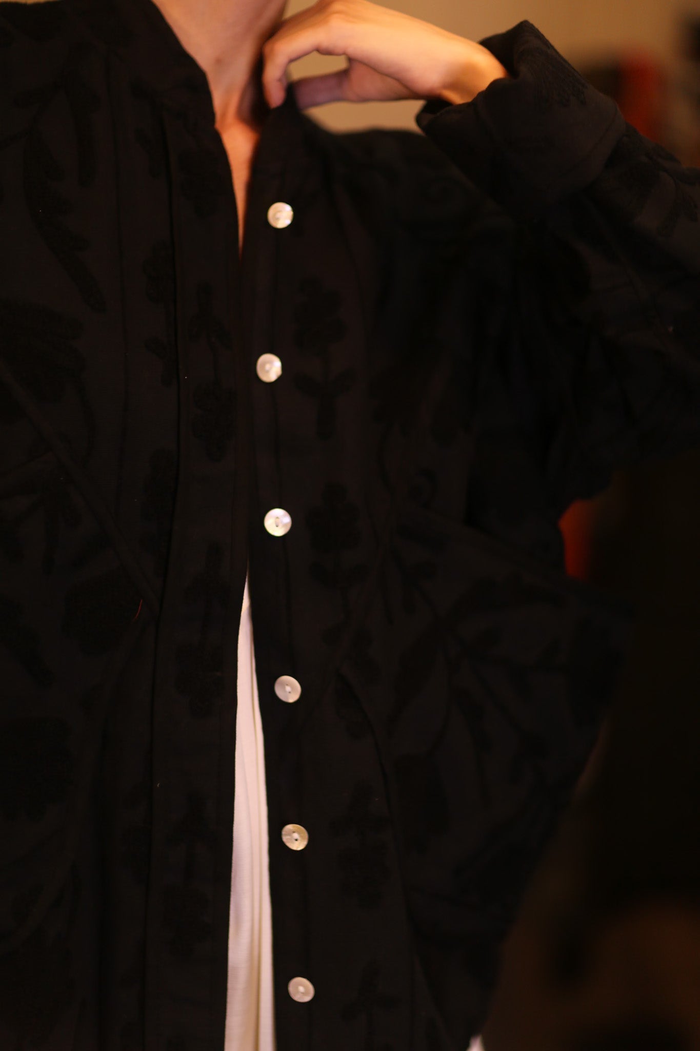 EMBROIDERED PREMIUM COTTON JACKET MIDIL - MOMO STUDIO BERLIN - Berlin Concept Store - sustainable & ethical fashion