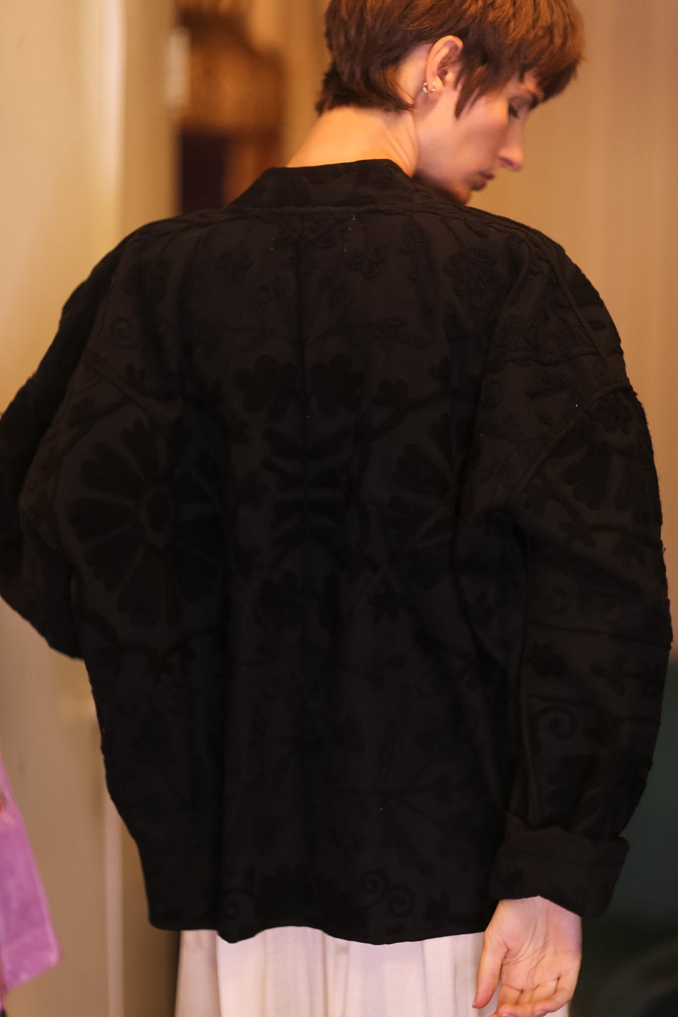 EMBROIDERED PREMIUM COTTON JACKET MIDIL - MOMO STUDIO BERLIN - Berlin Concept Store - sustainable & ethical fashion