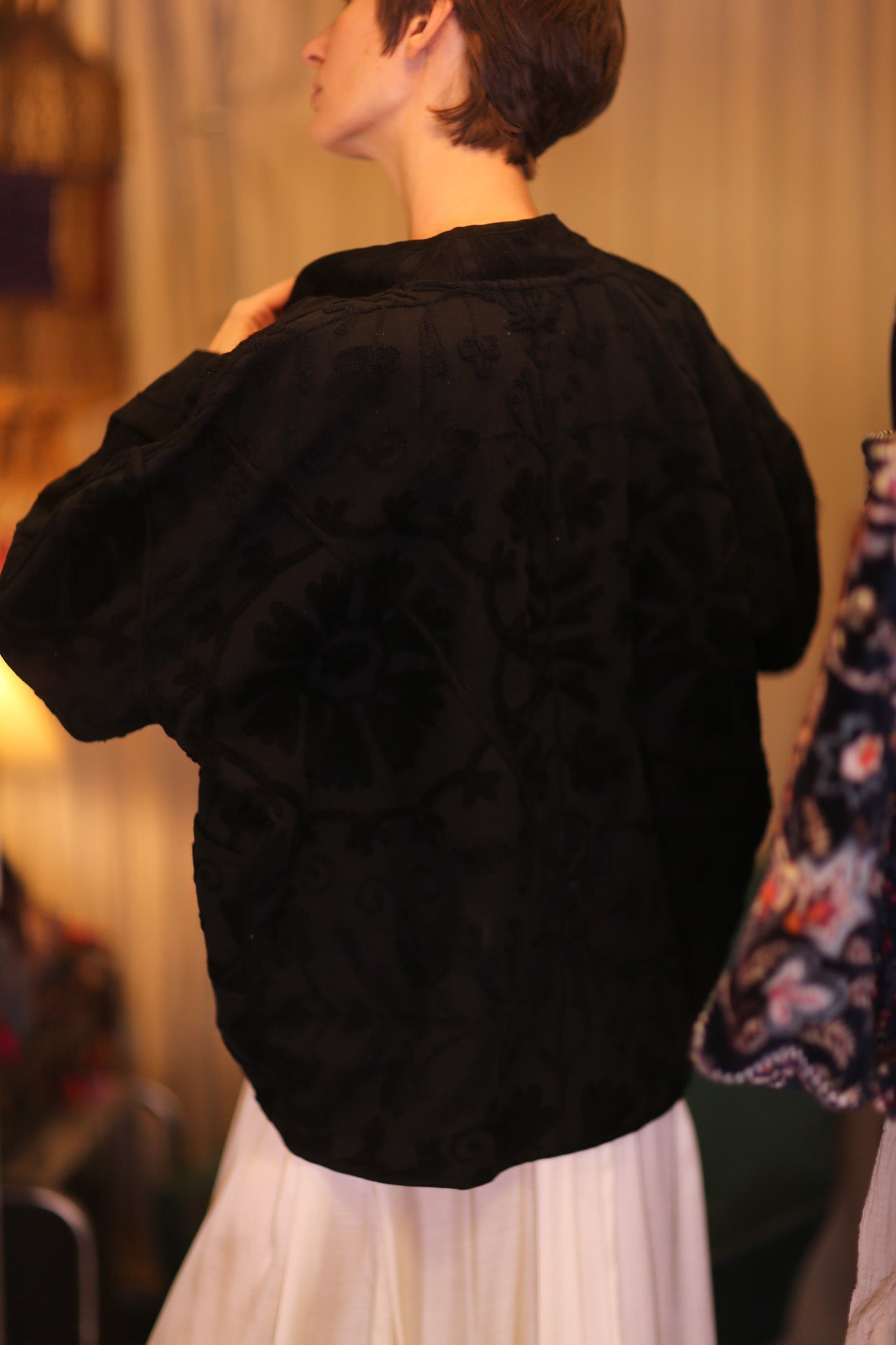EMBROIDERED PREMIUM COTTON JACKET MIDIL - MOMO STUDIO BERLIN - Berlin Concept Store - sustainable & ethical fashion