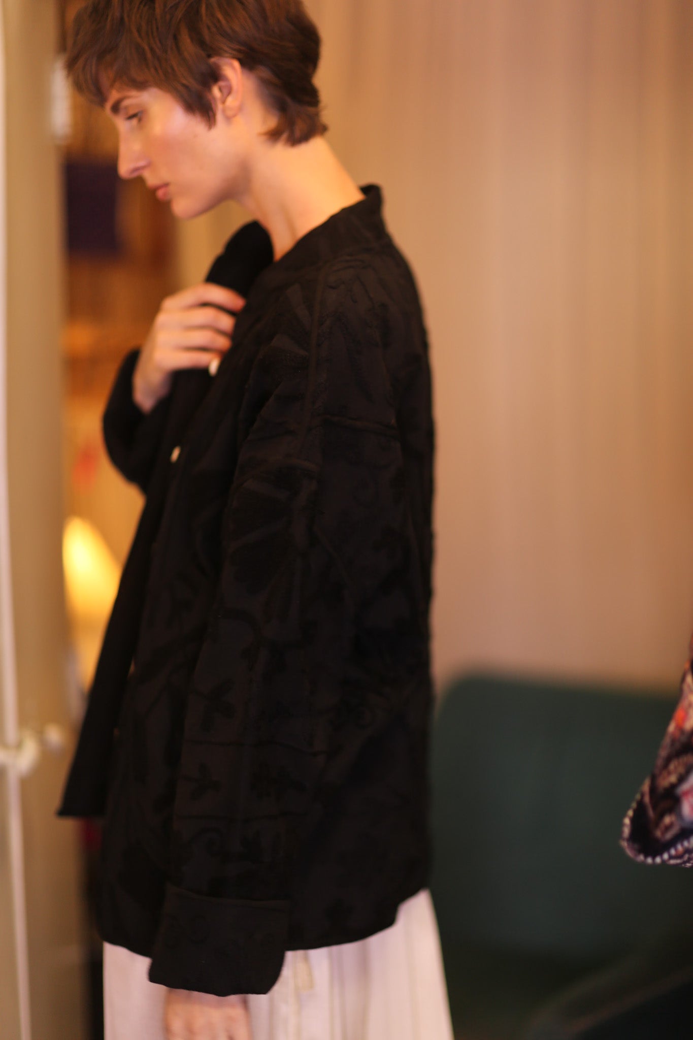 EMBROIDERED PREMIUM COTTON JACKET MIDIL - MOMO STUDIO BERLIN - Berlin Concept Store - sustainable & ethical fashion