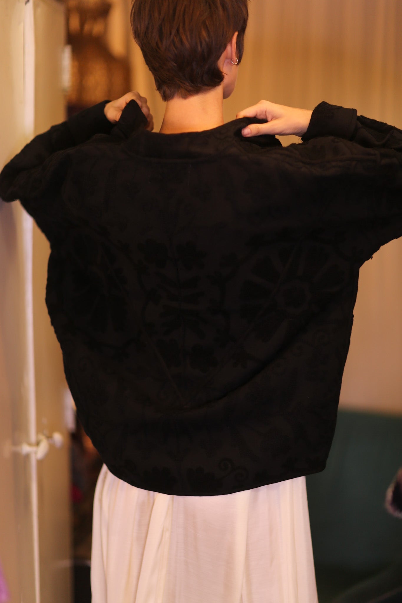 EMBROIDERED PREMIUM COTTON JACKET MIDIL - MOMO STUDIO BERLIN - Berlin Concept Store - sustainable & ethical fashion