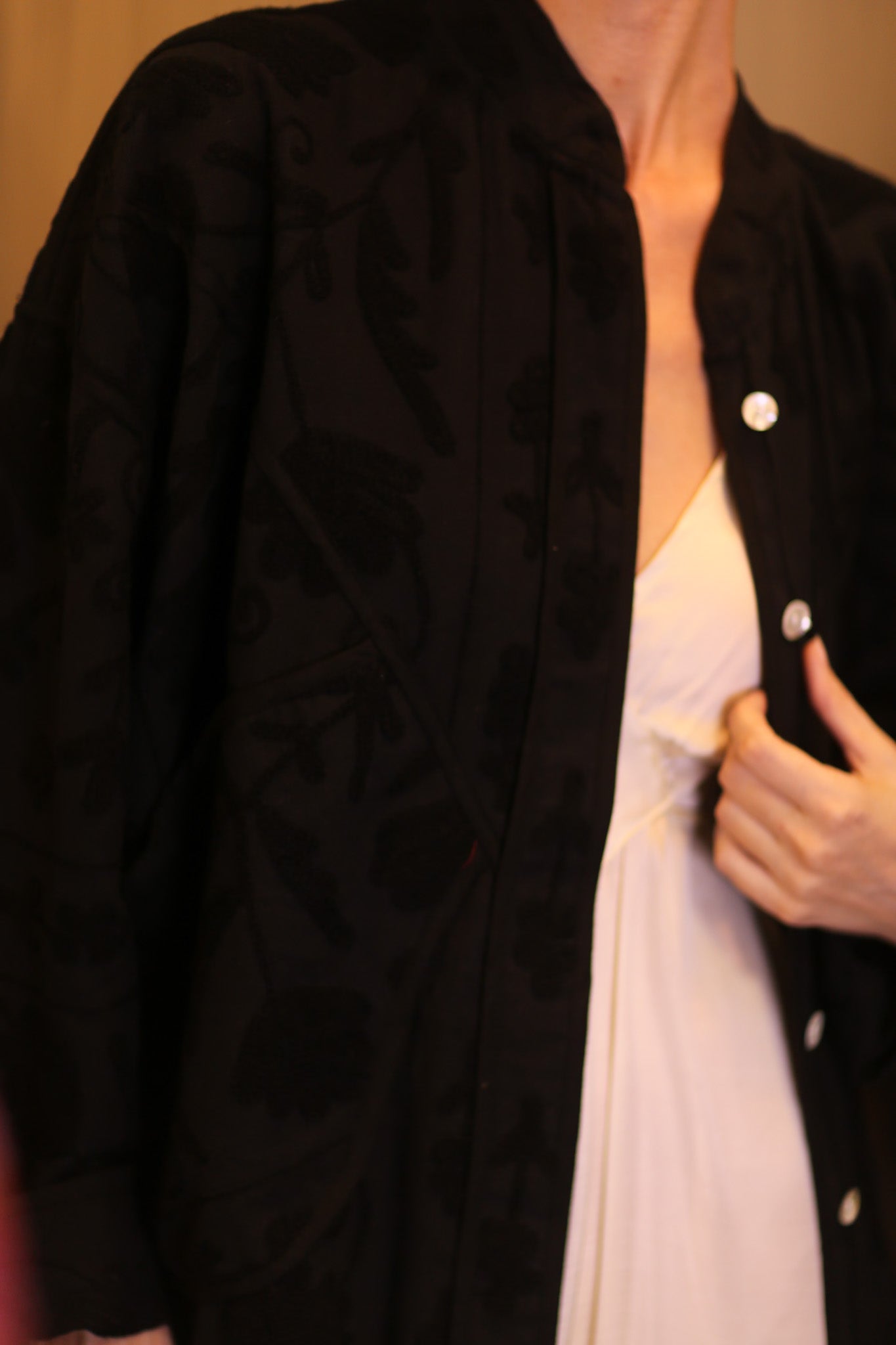 EMBROIDERED PREMIUM COTTON JACKET MIDIL - MOMO STUDIO BERLIN - Berlin Concept Store - sustainable & ethical fashion