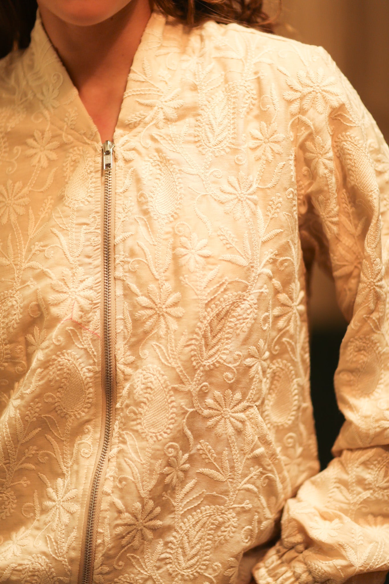 EMBROIDERED SILK BOMBER JACKET ANCHA GINA - MOMO STUDIO BERLIN - Berlin Concept Store - sustainable & ethical fashion