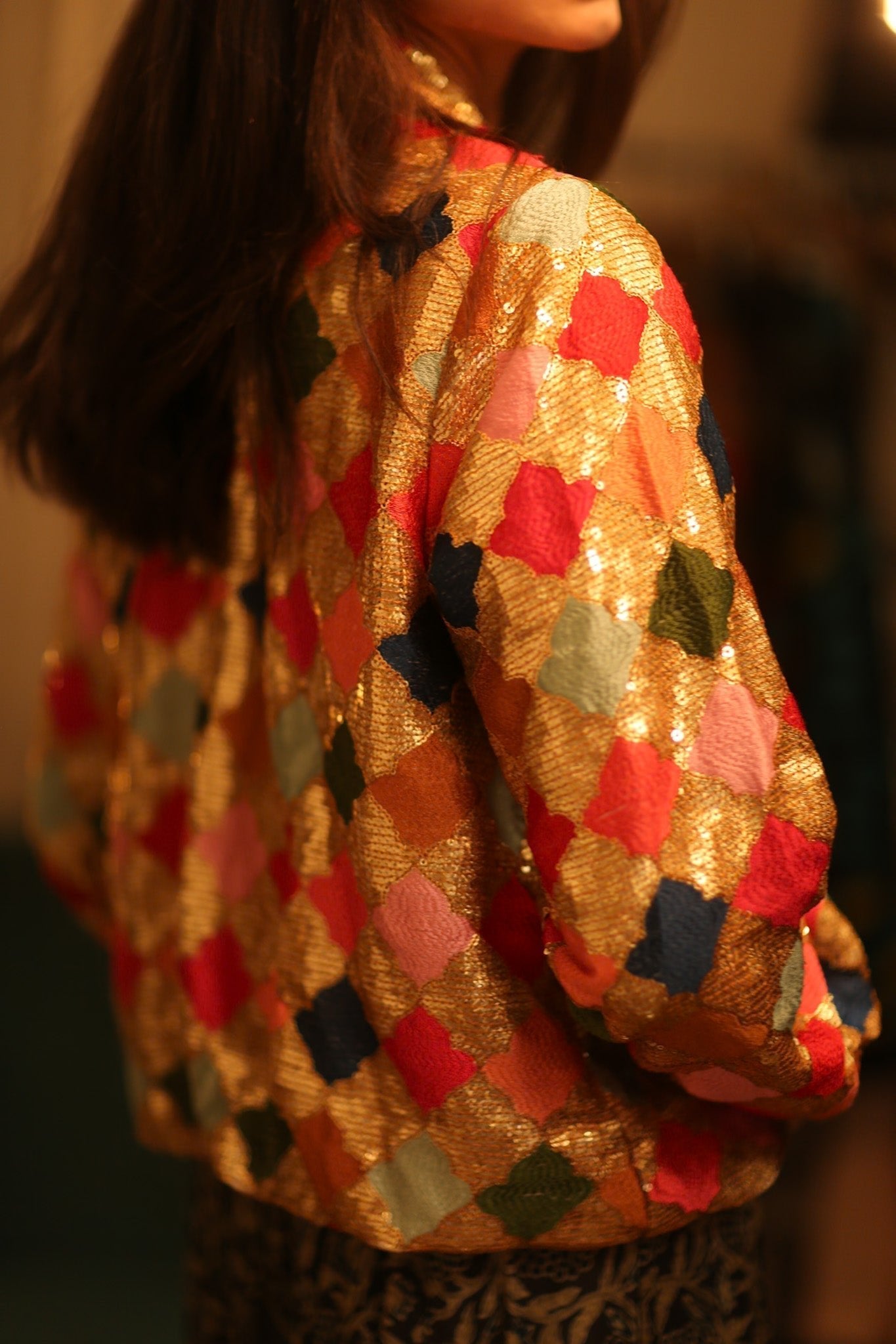 EMBROIDERED SILK BOMBER JACKET ANCHA GINNY - MOMO STUDIO BERLIN - Berlin Concept Store - sustainable & ethical fashion
