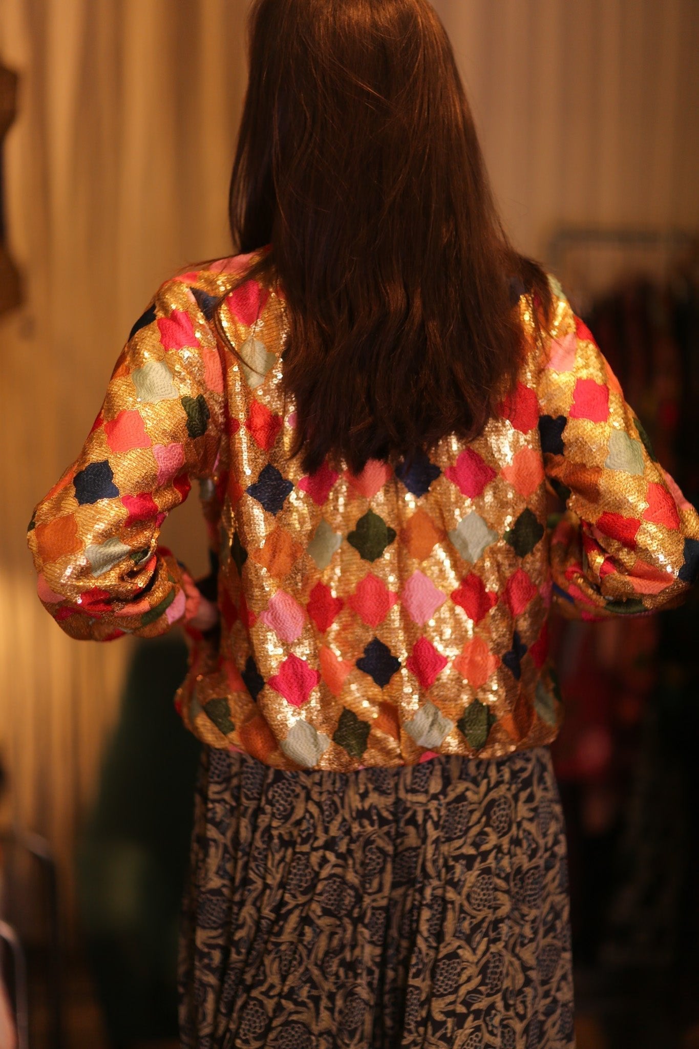 EMBROIDERED SILK BOMBER JACKET ANCHA GINNY - MOMO STUDIO BERLIN - Berlin Concept Store - sustainable & ethical fashion