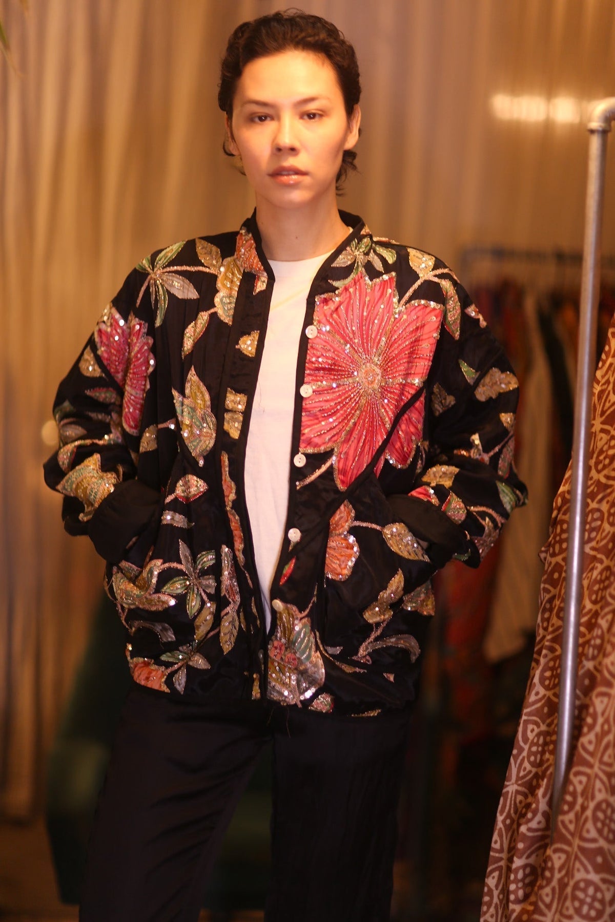EMBROIDERED SILK JACKET MAYANI - MOMO STUDIO BERLIN - Berlin Concept Store - sustainable & ethical fashion