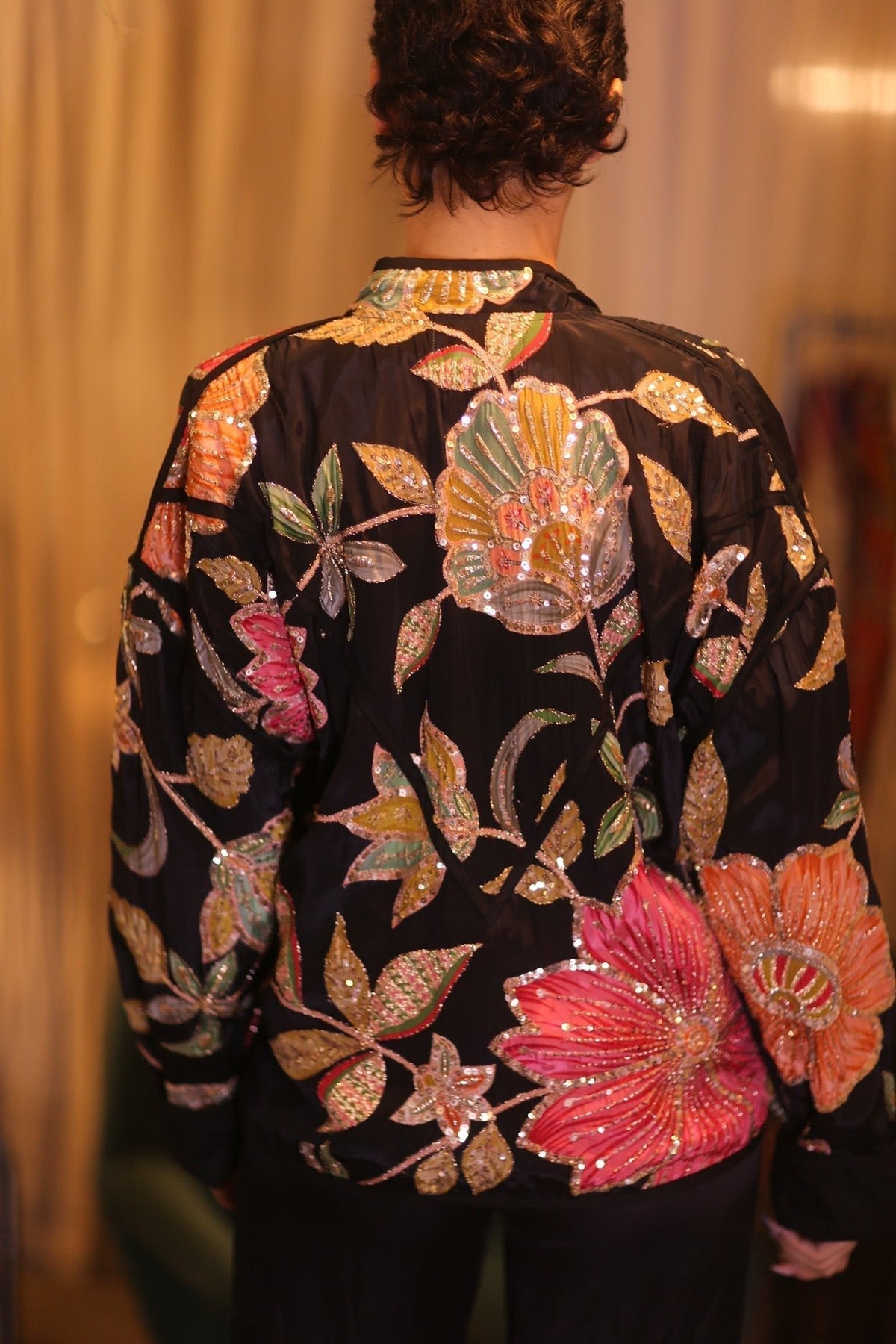 EMBROIDERED SILK JACKET MAYANI - MOMO STUDIO BERLIN - Berlin Concept Store - sustainable & ethical fashion
