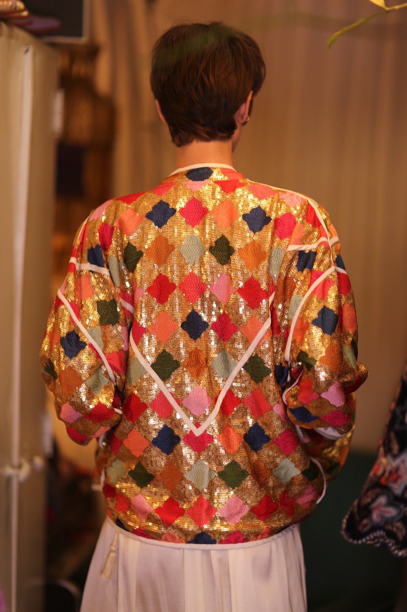EMBROIDERED SILK JACKET ROYALE - MOMO STUDIO BERLIN - Berlin Concept Store - sustainable & ethical fashion