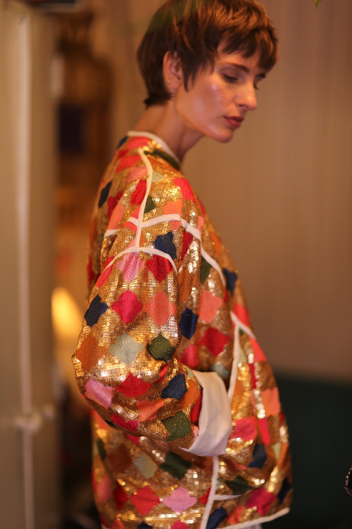 EMBROIDERED SILK JACKET ROYALE - MOMO STUDIO BERLIN - Berlin Concept Store - sustainable & ethical fashion