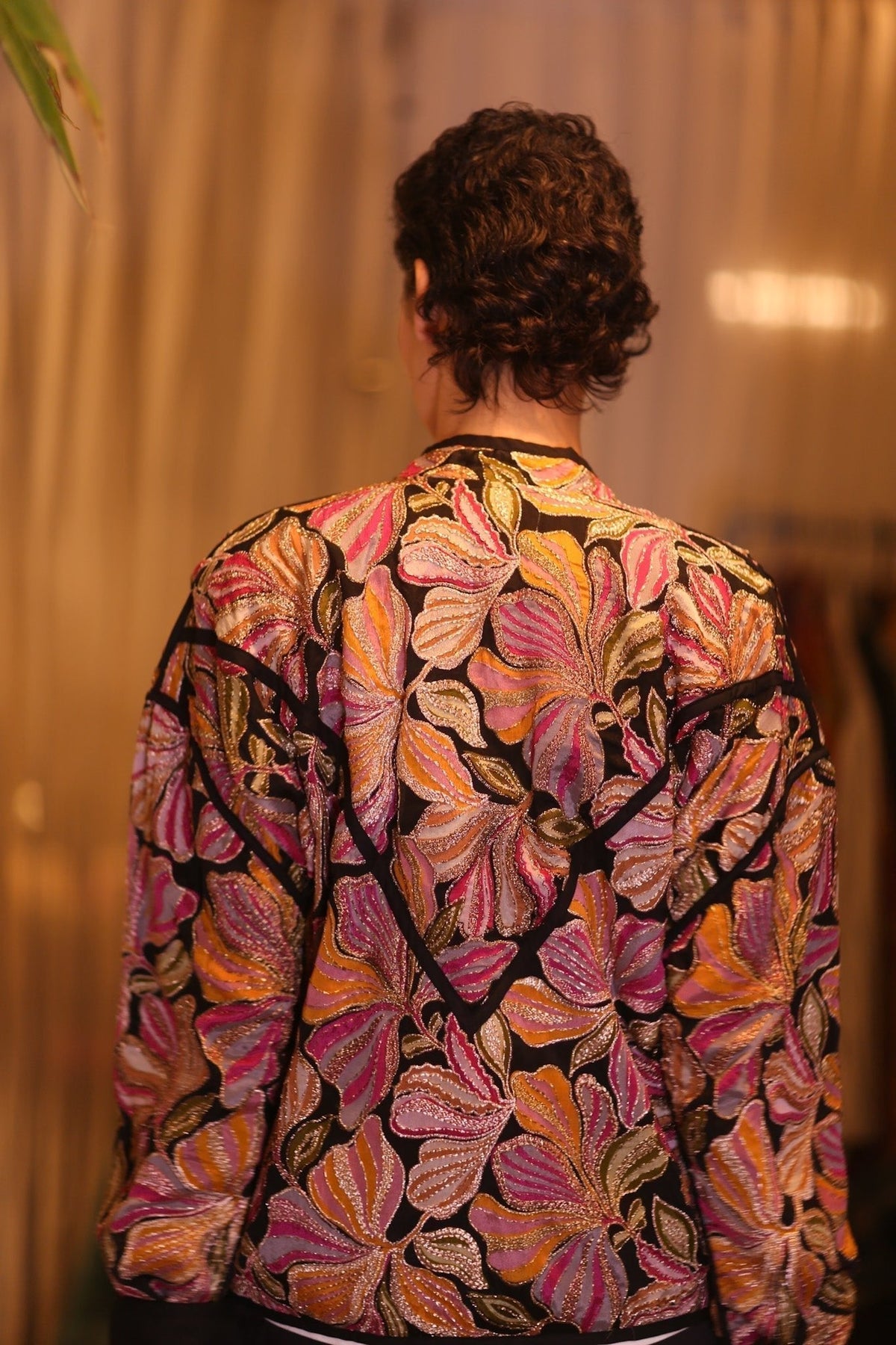 EMBROIDERED SILK JACKET WYNE - MOMO STUDIO BERLIN - Berlin Concept Store - sustainable & ethical fashion