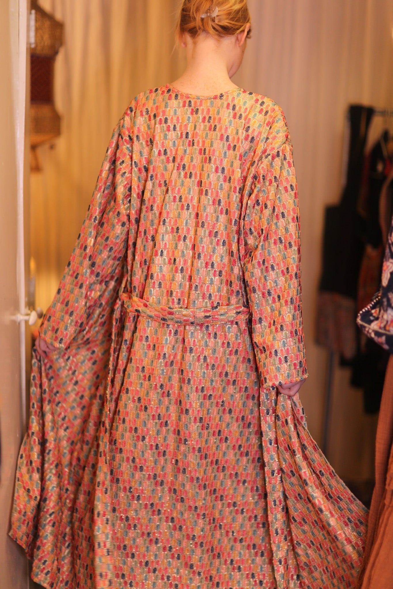 EMBROIDERED SILK KIMONO CONSTANCA BOREA - MOMO STUDIO BERLIN - Berlin Concept Store - sustainable & ethical fashion