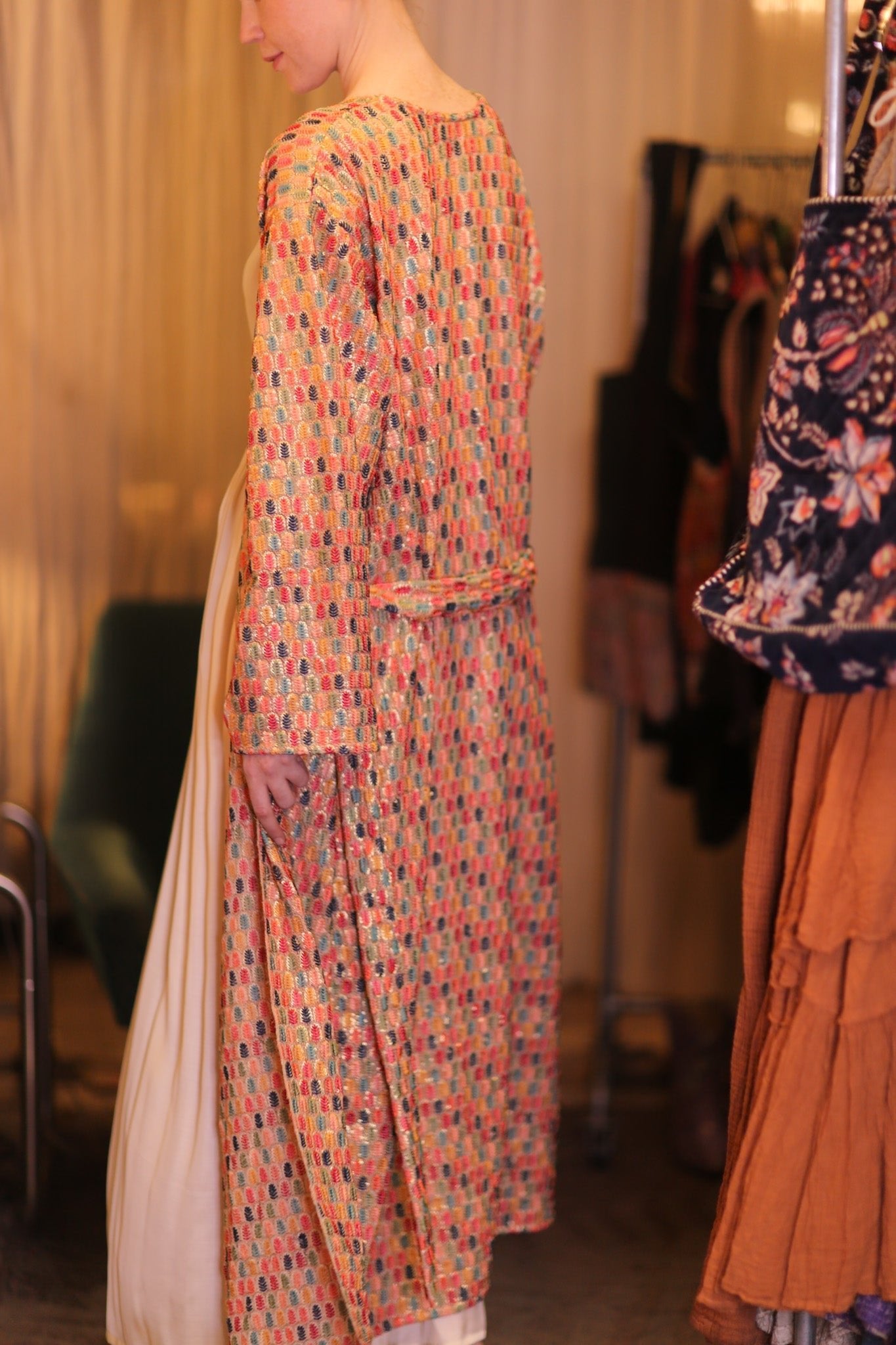 EMBROIDERED SILK KIMONO CONSTANCA BOREA - MOMO STUDIO BERLIN - Berlin Concept Store - sustainable & ethical fashion