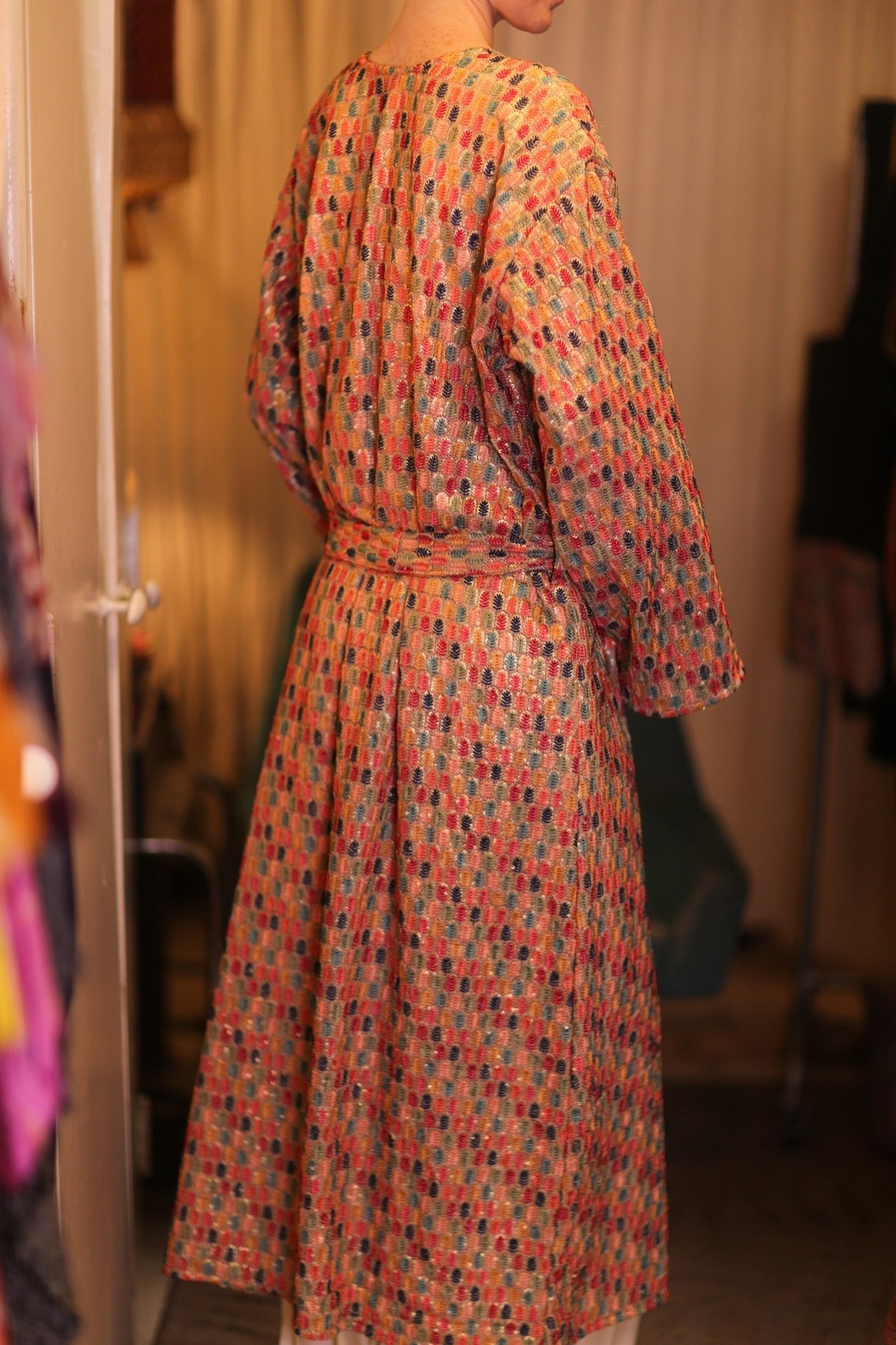 EMBROIDERED SILK KIMONO CONSTANCA BOREA - MOMO STUDIO BERLIN - Berlin Concept Store - sustainable & ethical fashion